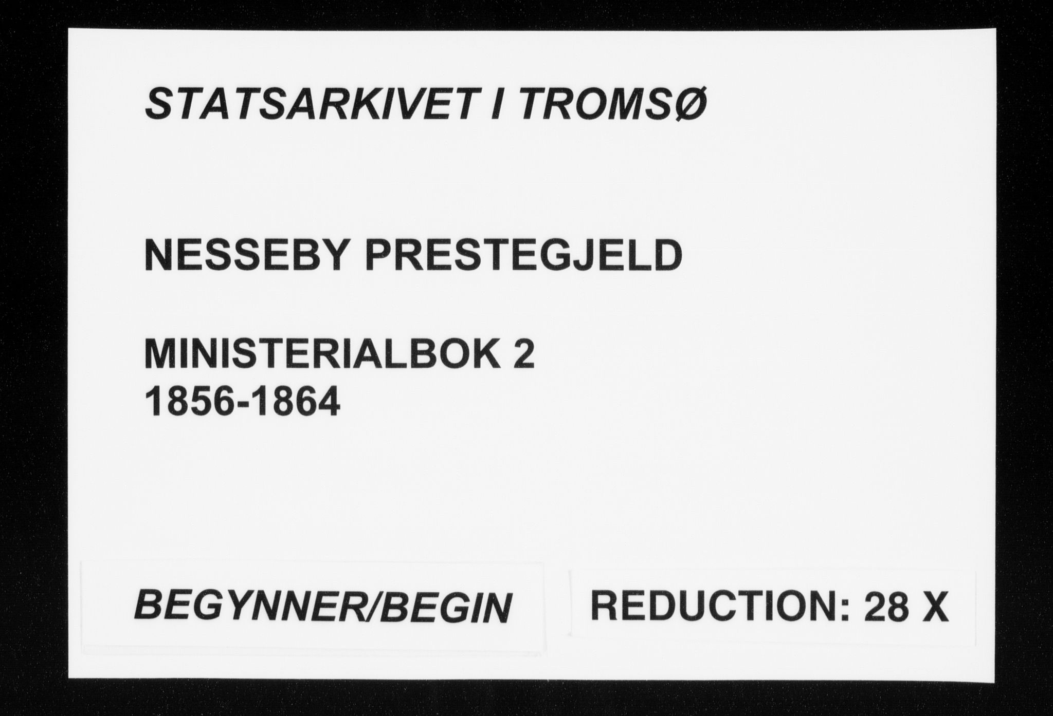 Nesseby sokneprestkontor, SATØ/S-1330/H/Ha/L0002kirke: Ministerialbok nr. 2, 1856-1864