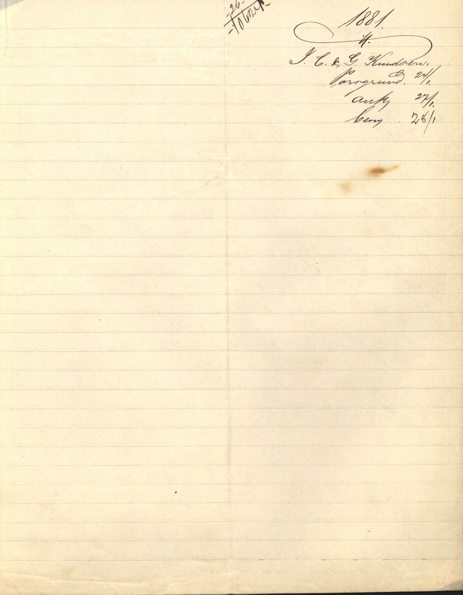 Pa 63 - Østlandske skibsassuranceforening, VEMU/A-1079/G/Ga/L0012/0003: Havaridokumenter / Pløen, 1880