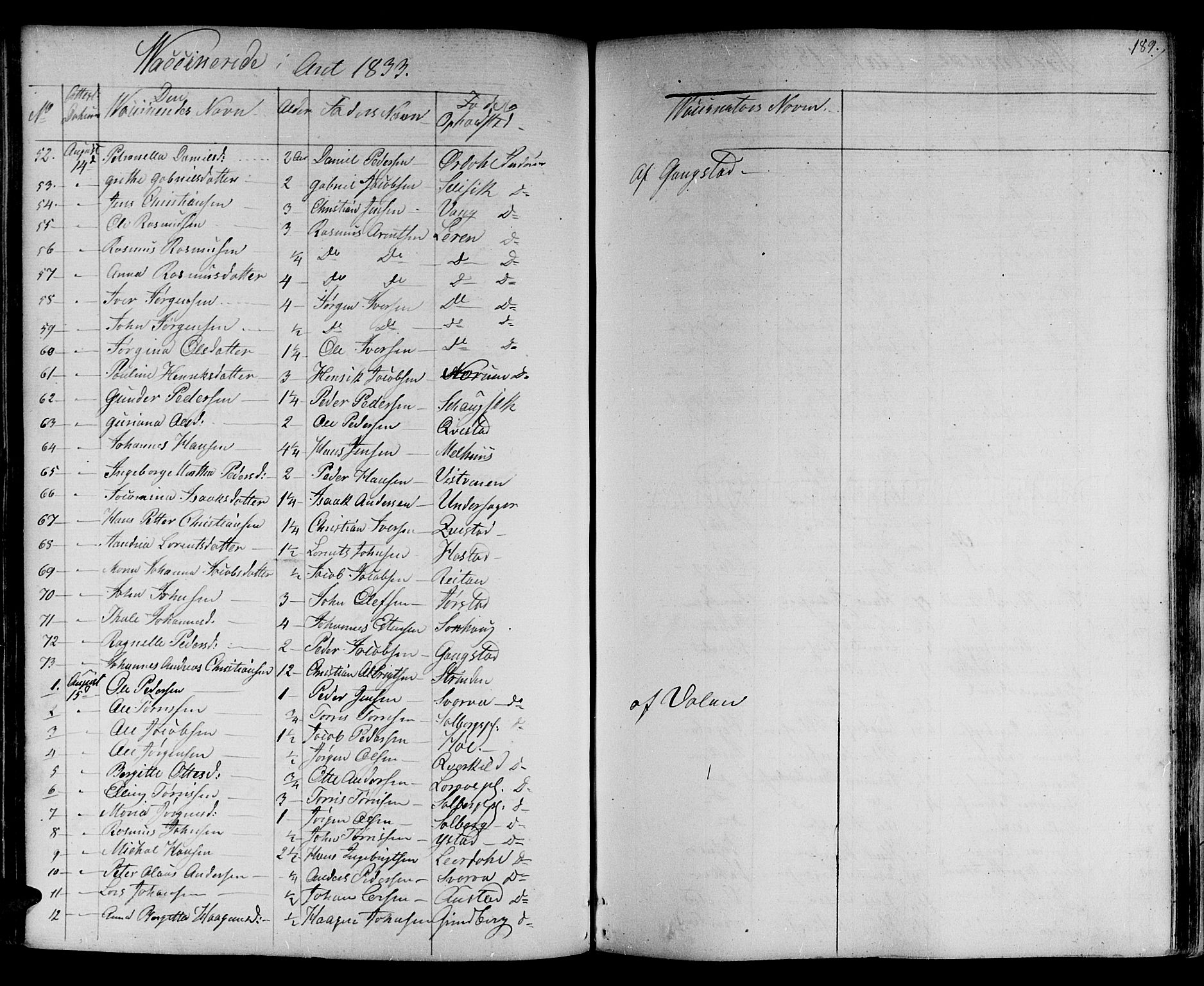 Ministerialprotokoller, klokkerbøker og fødselsregistre - Nord-Trøndelag, SAT/A-1458/730/L0277: Ministerialbok nr. 730A06 /1, 1830-1839, s. 189