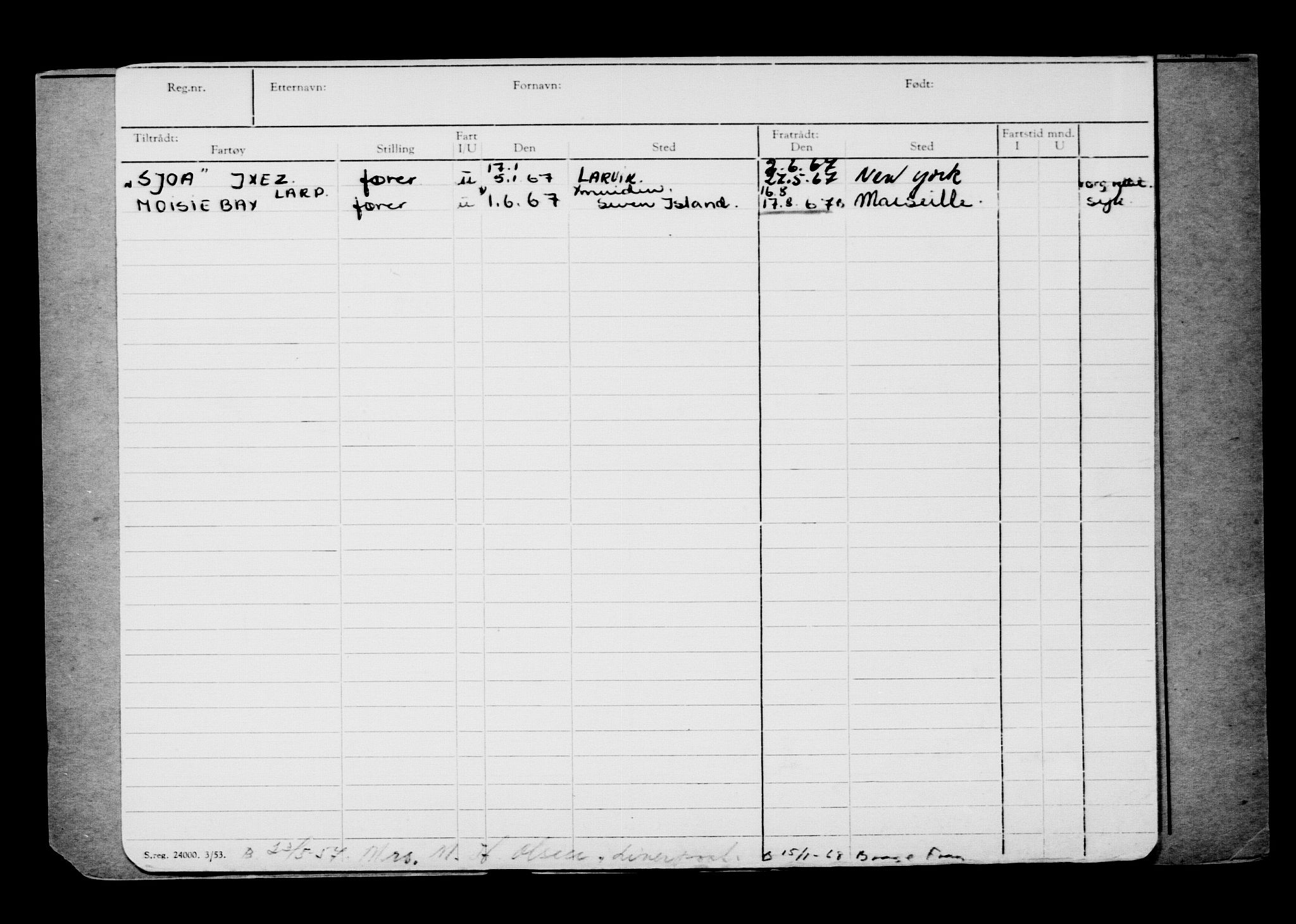 Direktoratet for sjømenn, AV/RA-S-3545/G/Gb/L0167: Hovedkort, 1919, s. 473