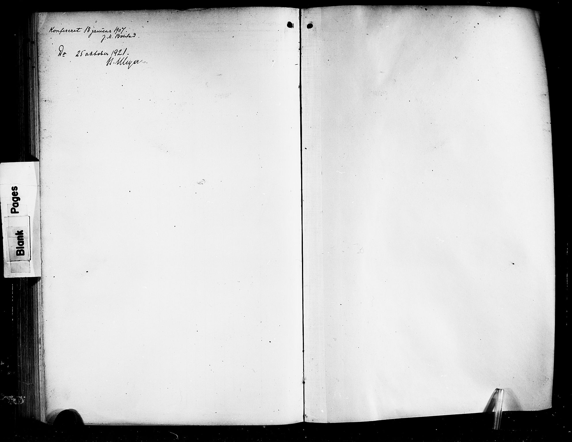 Stryn Sokneprestembete, SAB/A-82501: Klokkerbok nr. A 3, 1906-1924