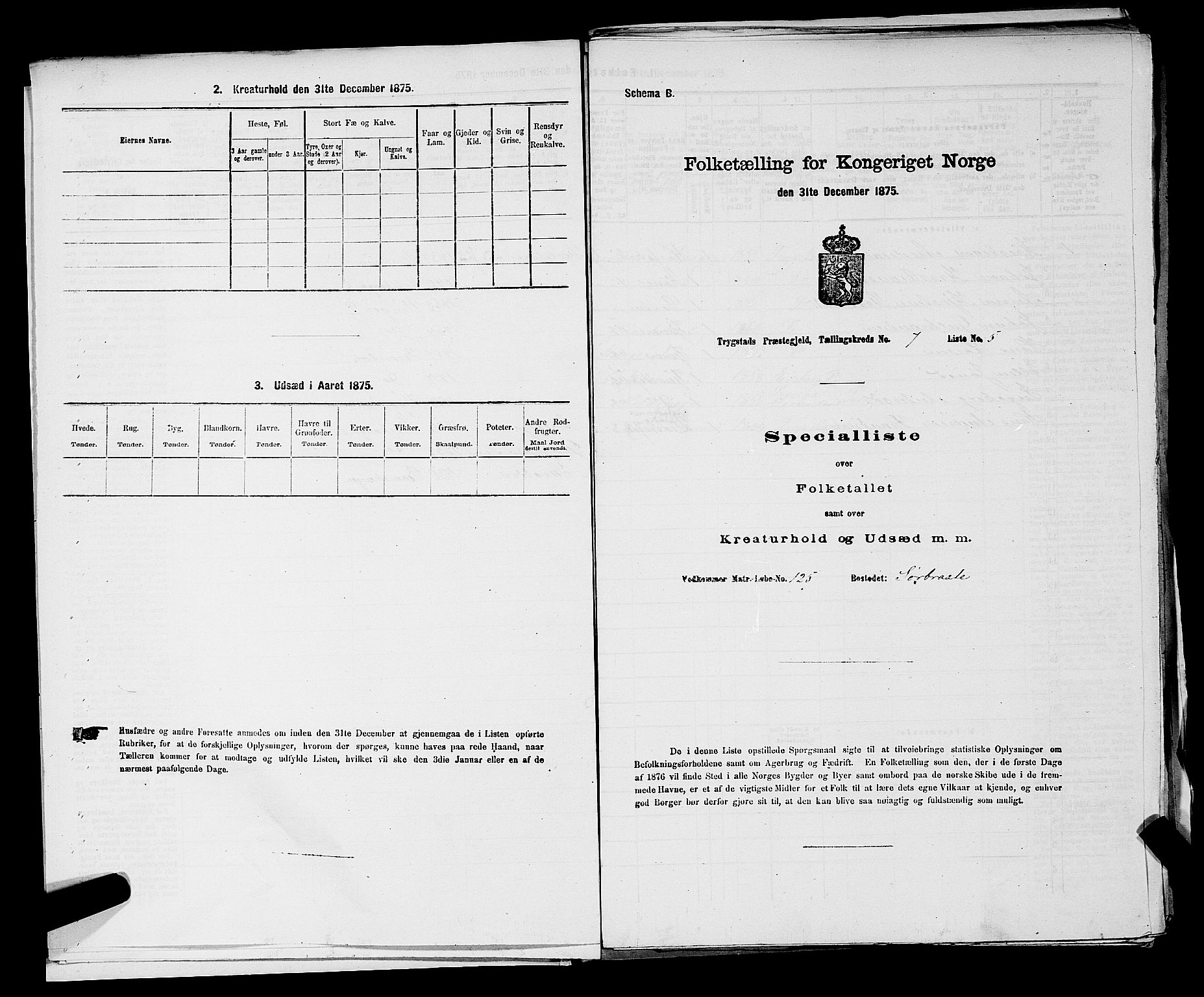 RA, Folketelling 1875 for 0122P Trøgstad prestegjeld, 1875, s. 747