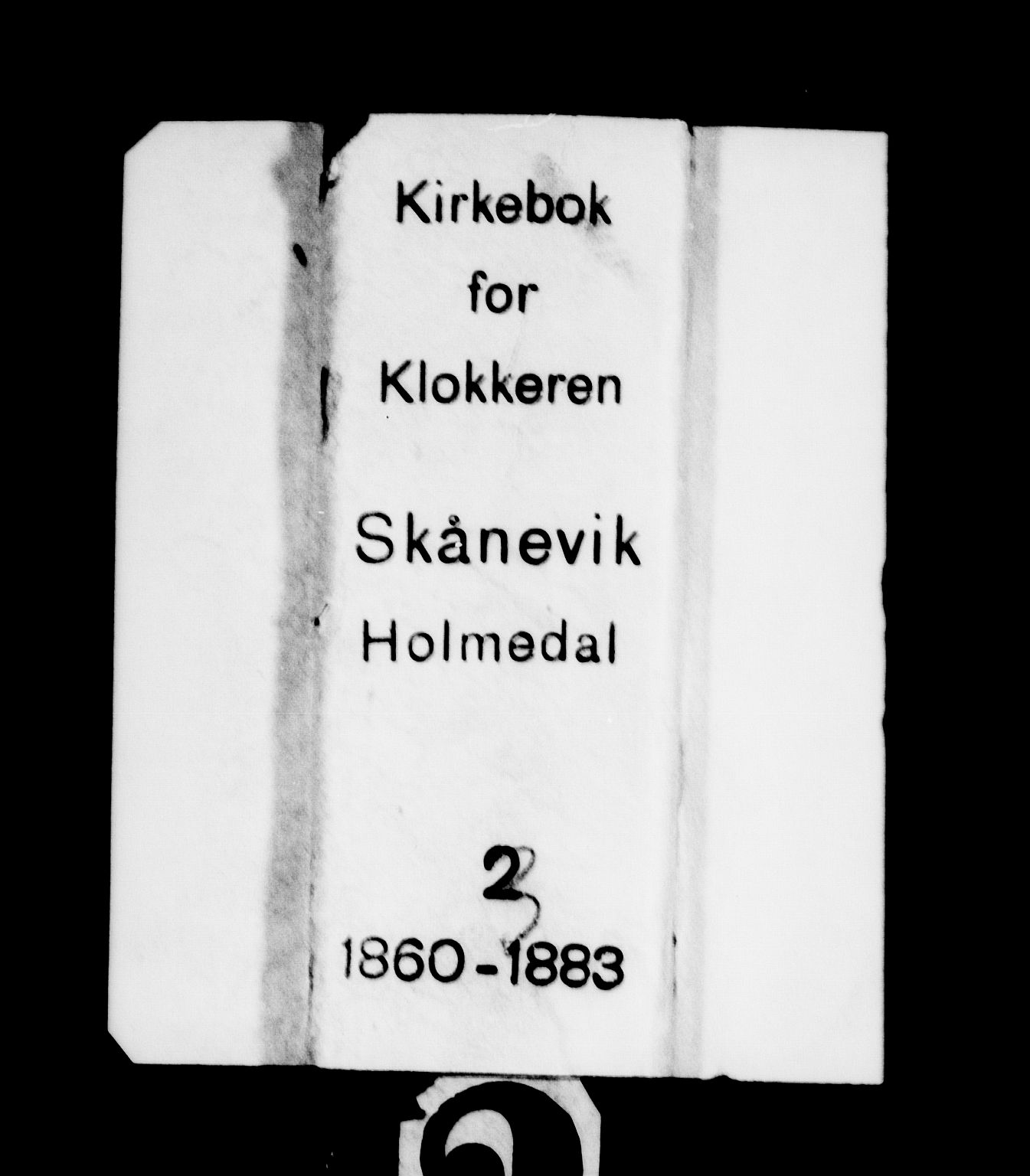 Husnes Sokneprestembete, SAB/A-75901/H/Hab: Klokkerbok nr. B 1, 1860-1883