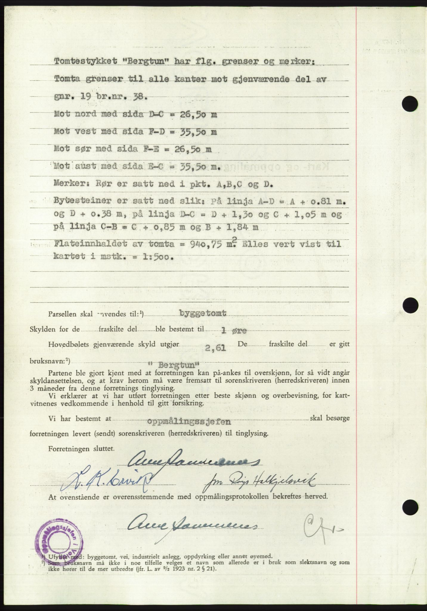 Søre Sunnmøre sorenskriveri, AV/SAT-A-4122/1/2/2C/L0104: Pantebok nr. 30A, 1956-1956, Dagboknr: 1684/1956