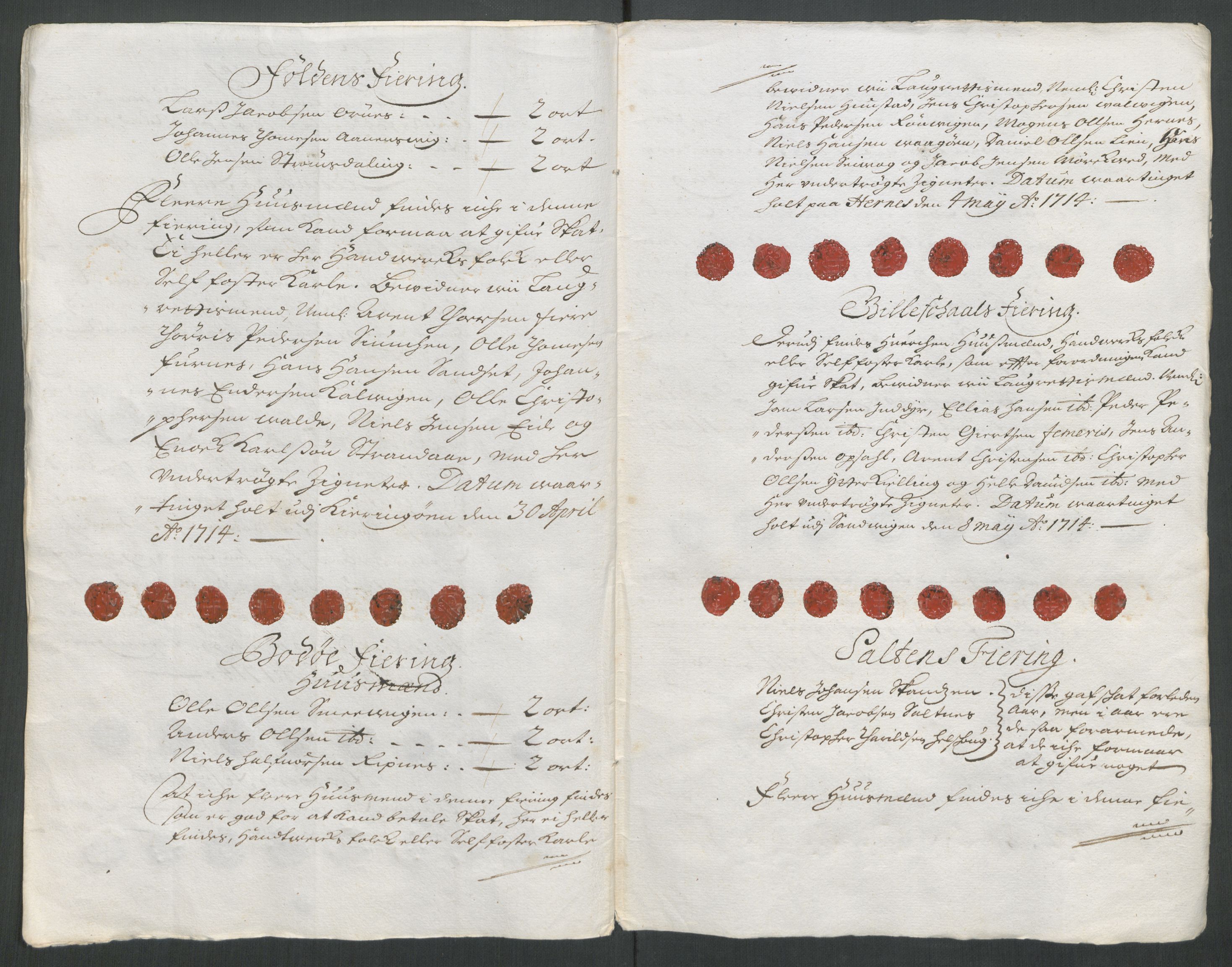 Rentekammeret inntil 1814, Reviderte regnskaper, Fogderegnskap, RA/EA-4092/R66/L4584: Fogderegnskap Salten, 1714, s. 84