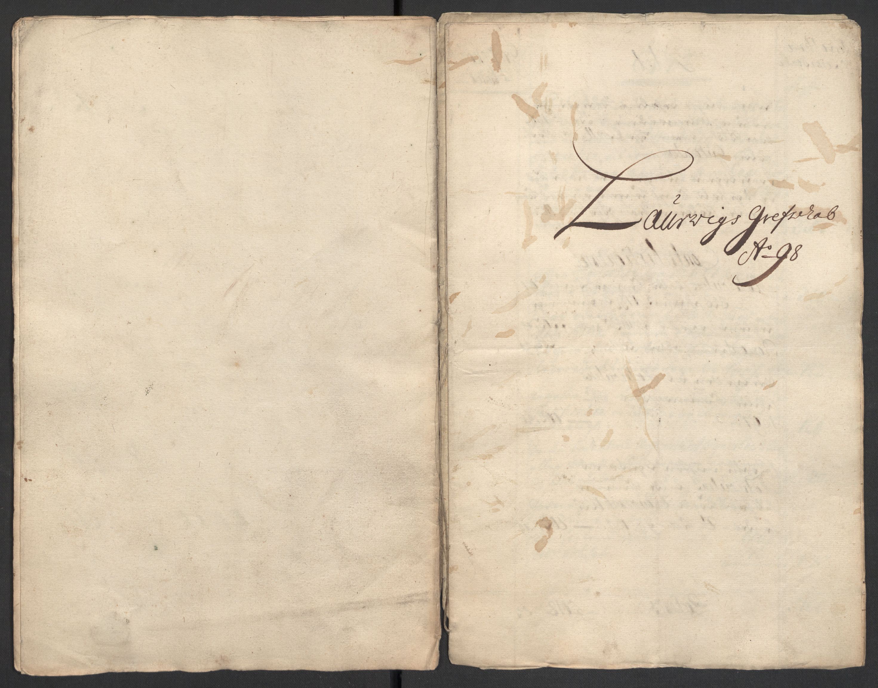 Rentekammeret inntil 1814, Reviderte regnskaper, Fogderegnskap, AV/RA-EA-4092/R33/L1976: Fogderegnskap Larvik grevskap, 1698-1701, s. 10