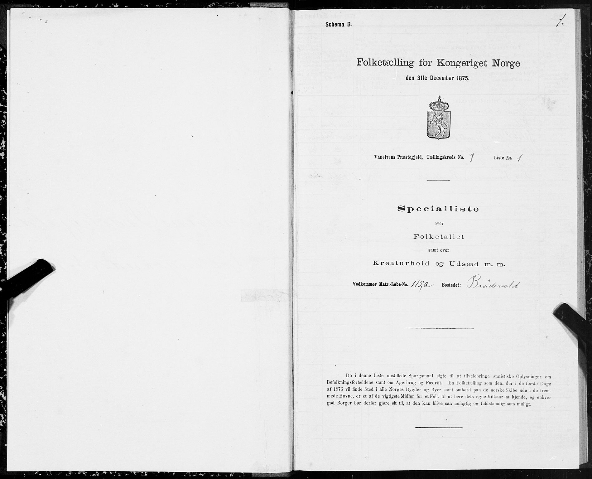 SAT, Folketelling 1875 for 1511P Vanylven prestegjeld, 1875, s. 4001