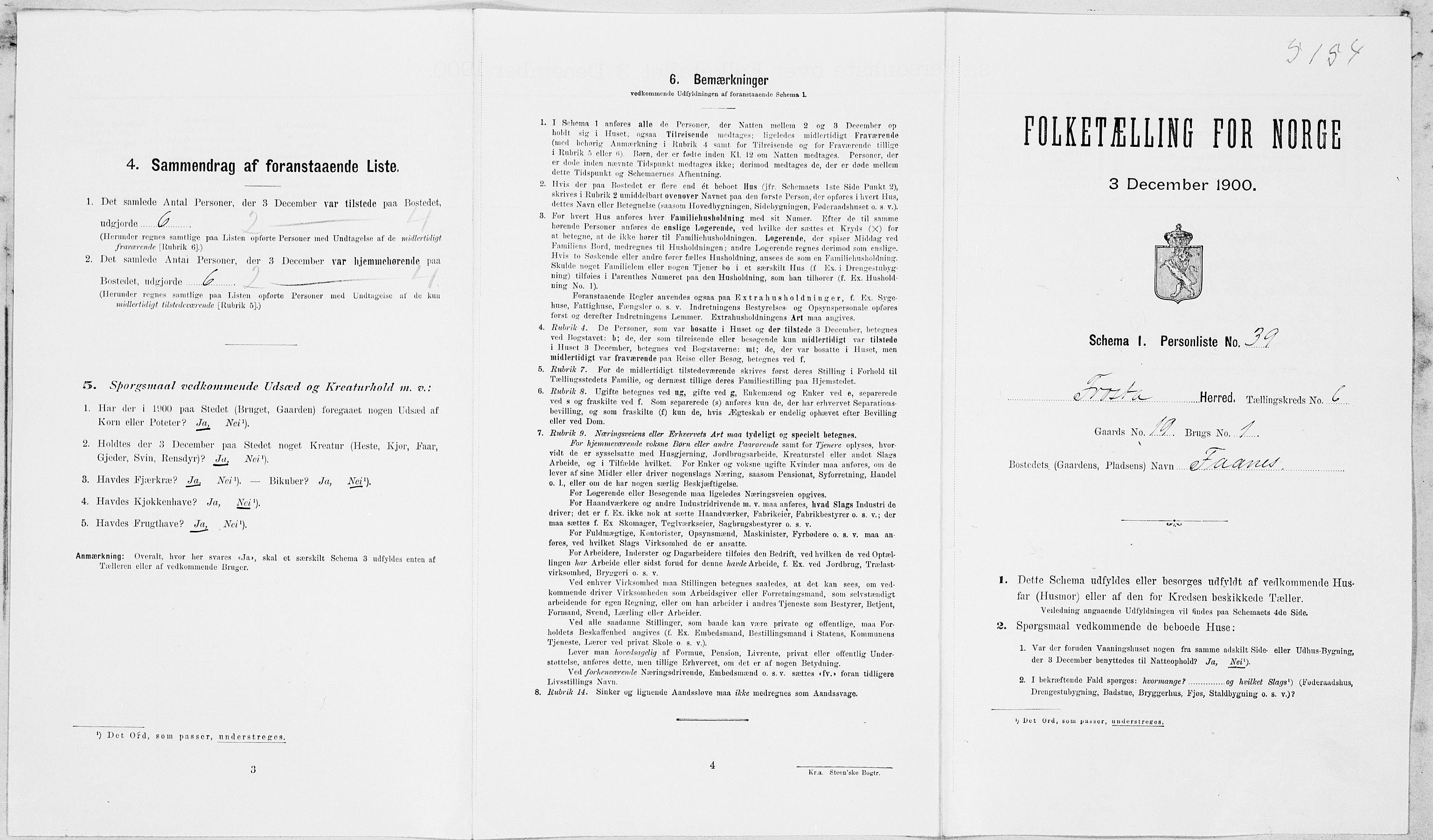 SAT, Folketelling 1900 for 1717 Frosta herred, 1900, s. 807