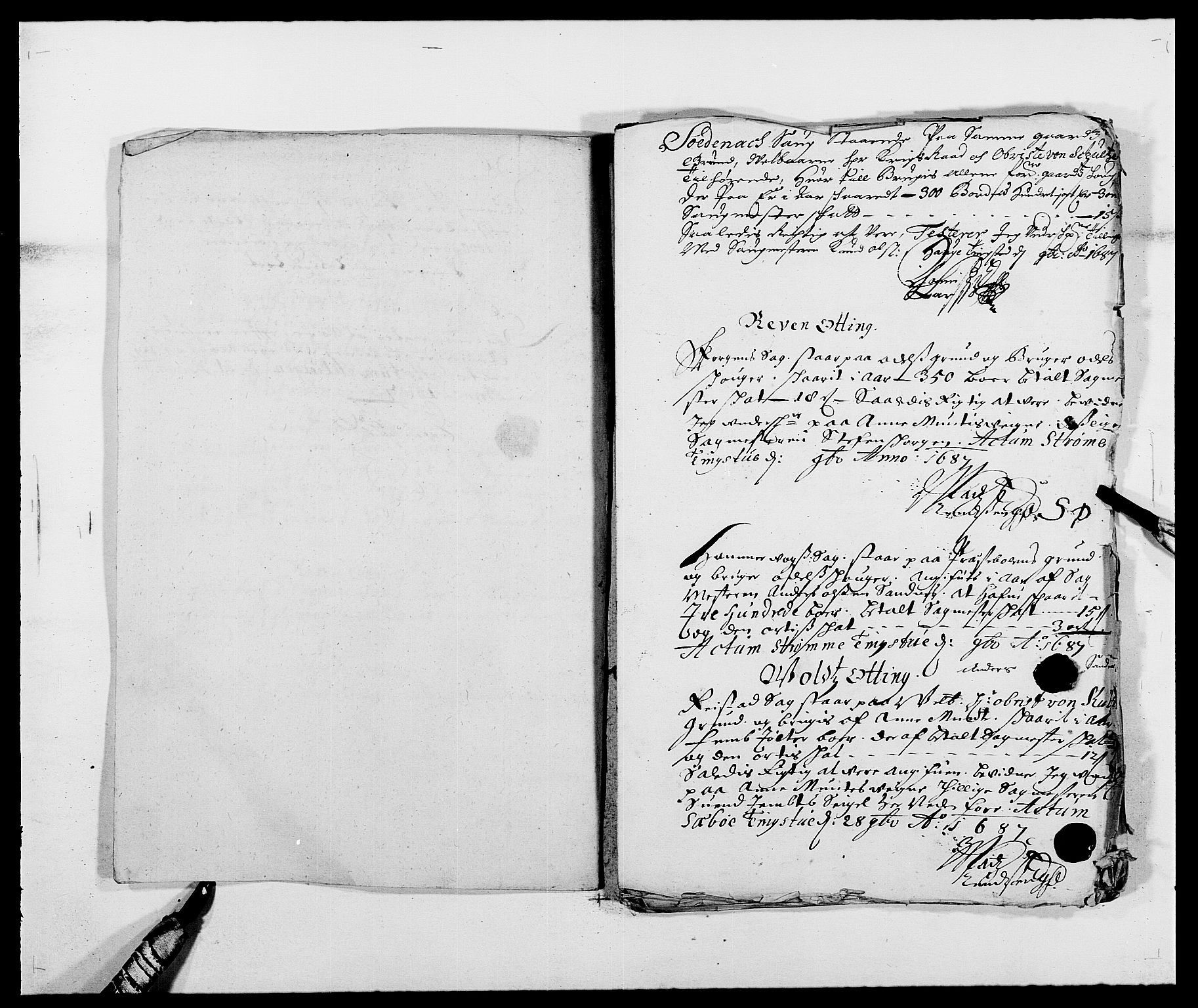 Rentekammeret inntil 1814, Reviderte regnskaper, Fogderegnskap, RA/EA-4092/R55/L3648: Fogderegnskap Romsdal, 1687-1689, s. 63