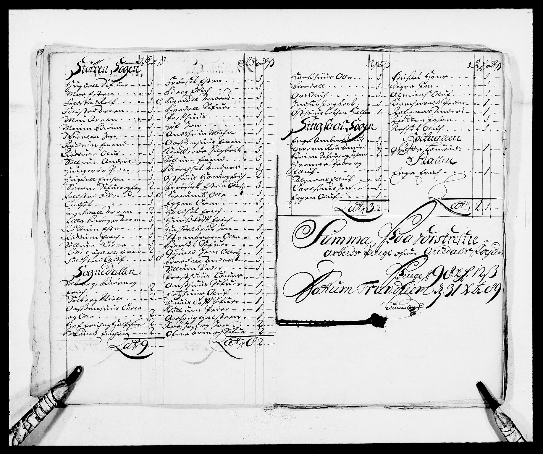 Rentekammeret inntil 1814, Reviderte regnskaper, Fogderegnskap, AV/RA-EA-4092/R59/L3940: Fogderegnskap Gauldal, 1689-1690, s. 150