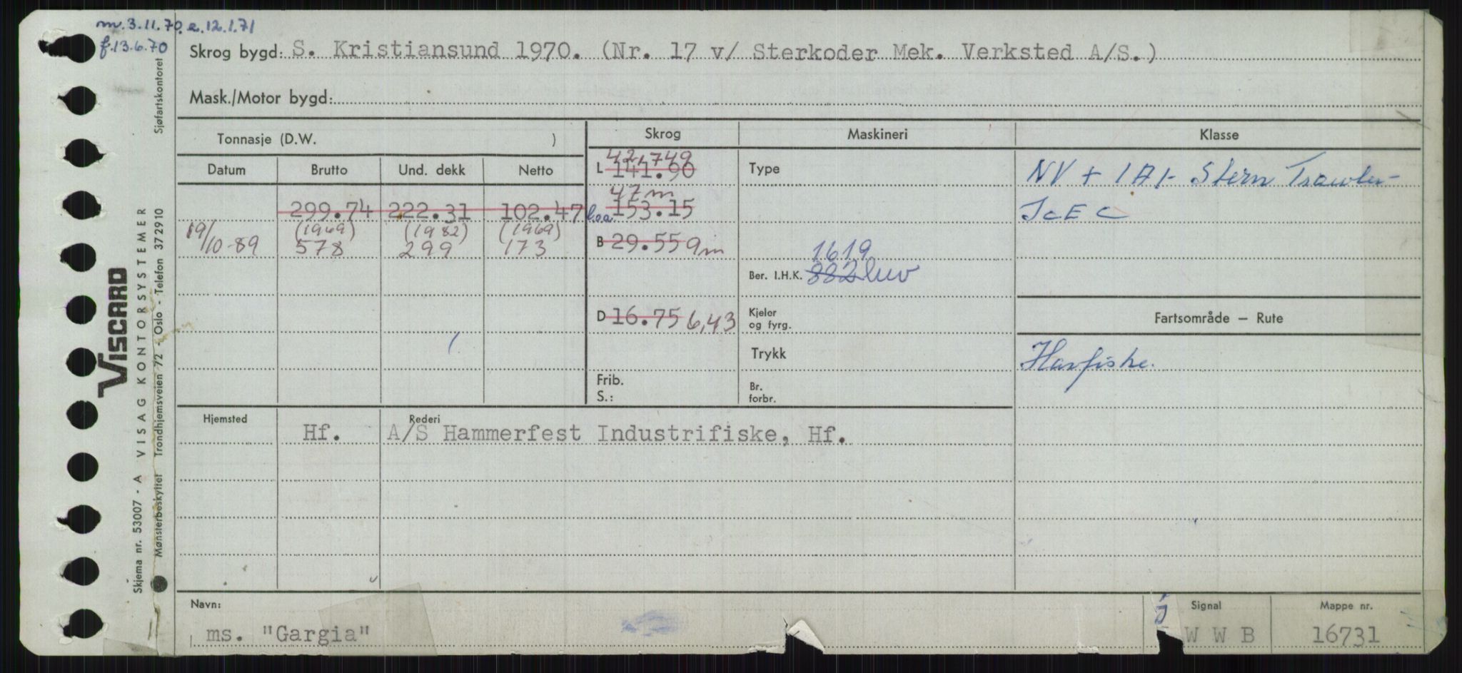 Sjøfartsdirektoratet med forløpere, Skipsmålingen, AV/RA-S-1627/H/Ha/L0002/0002: Fartøy, Eik-Hill / Fartøy, G-Hill, s. 51