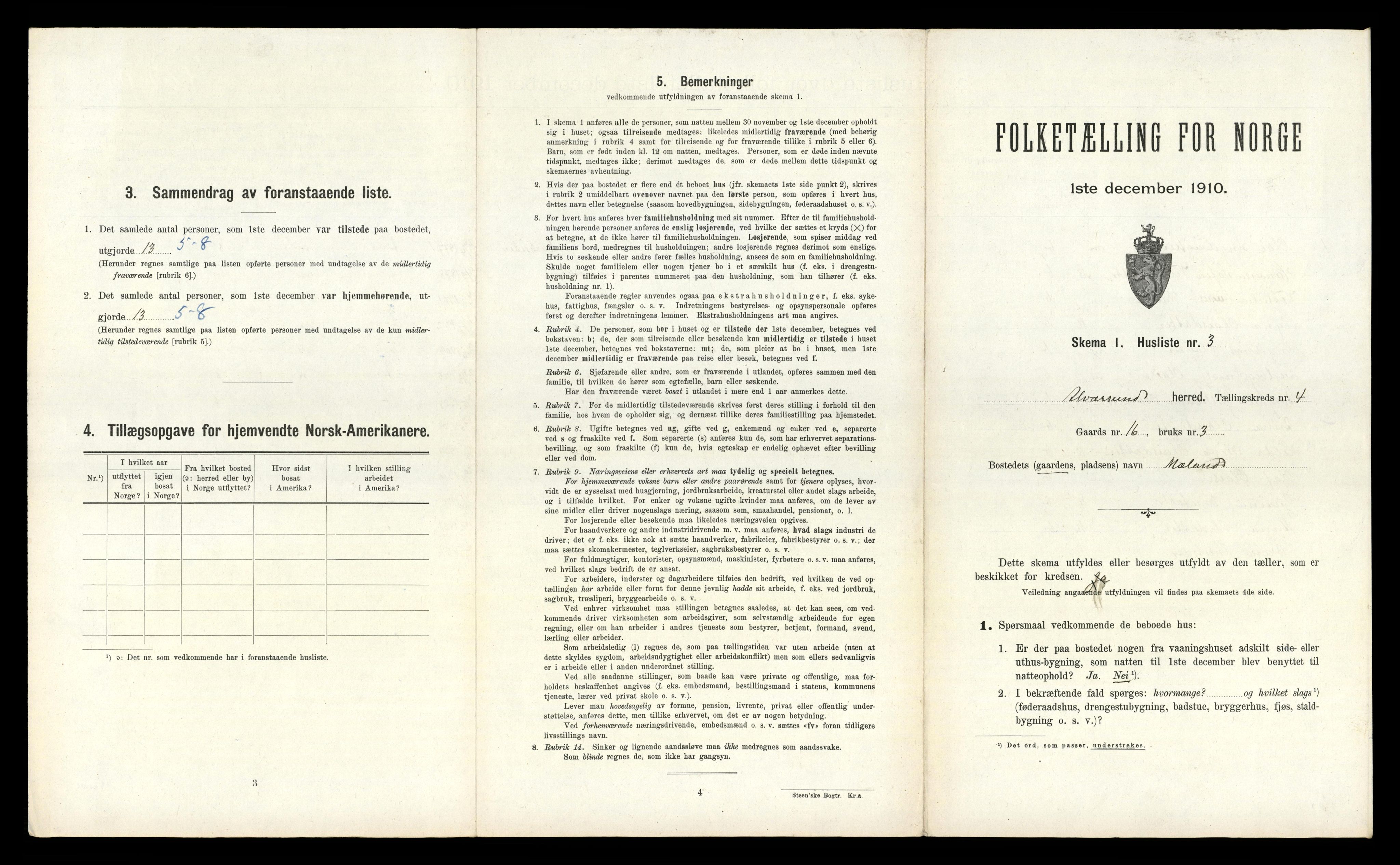 RA, Folketelling 1910 for 1257 Alversund herred, 1910, s. 278