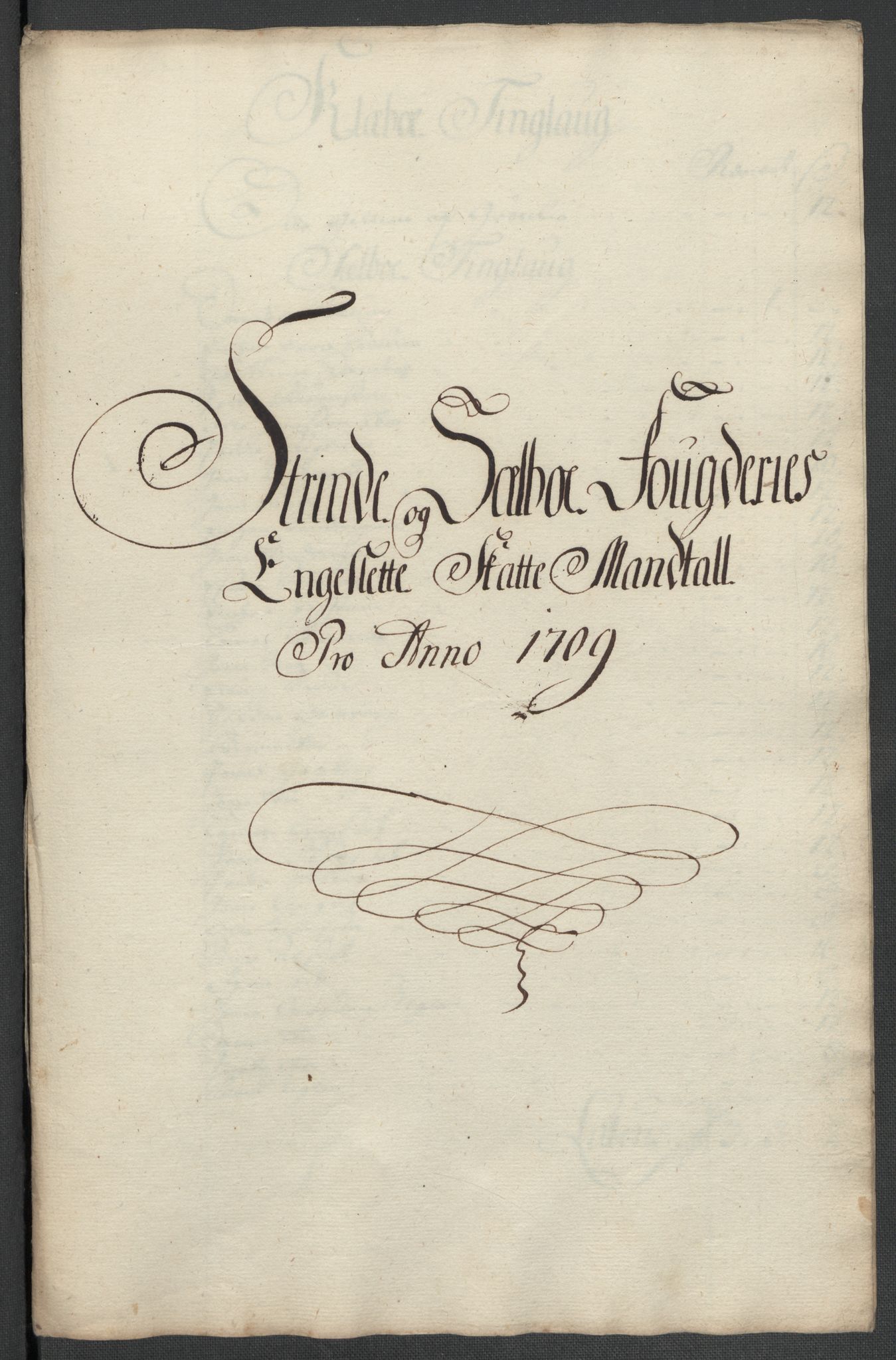Rentekammeret inntil 1814, Reviderte regnskaper, Fogderegnskap, RA/EA-4092/R61/L4111: Fogderegnskap Strinda og Selbu, 1709-1710, s. 108