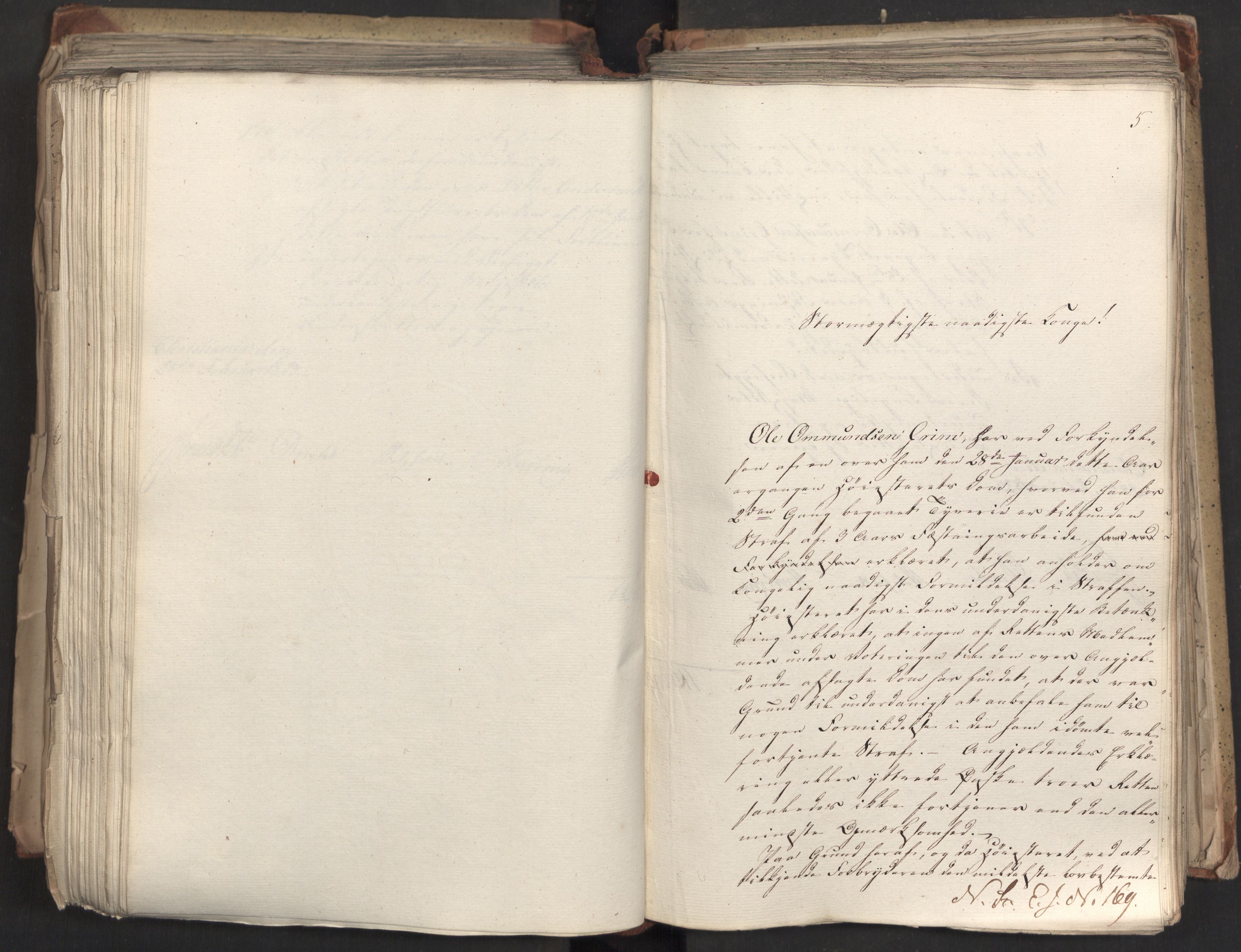 Statsrådsavdelingen i Stockholm, RA/S-1003/D/Da/L0033: Regjeringsinnstillinger nr. 1-274, 1823, s. 429