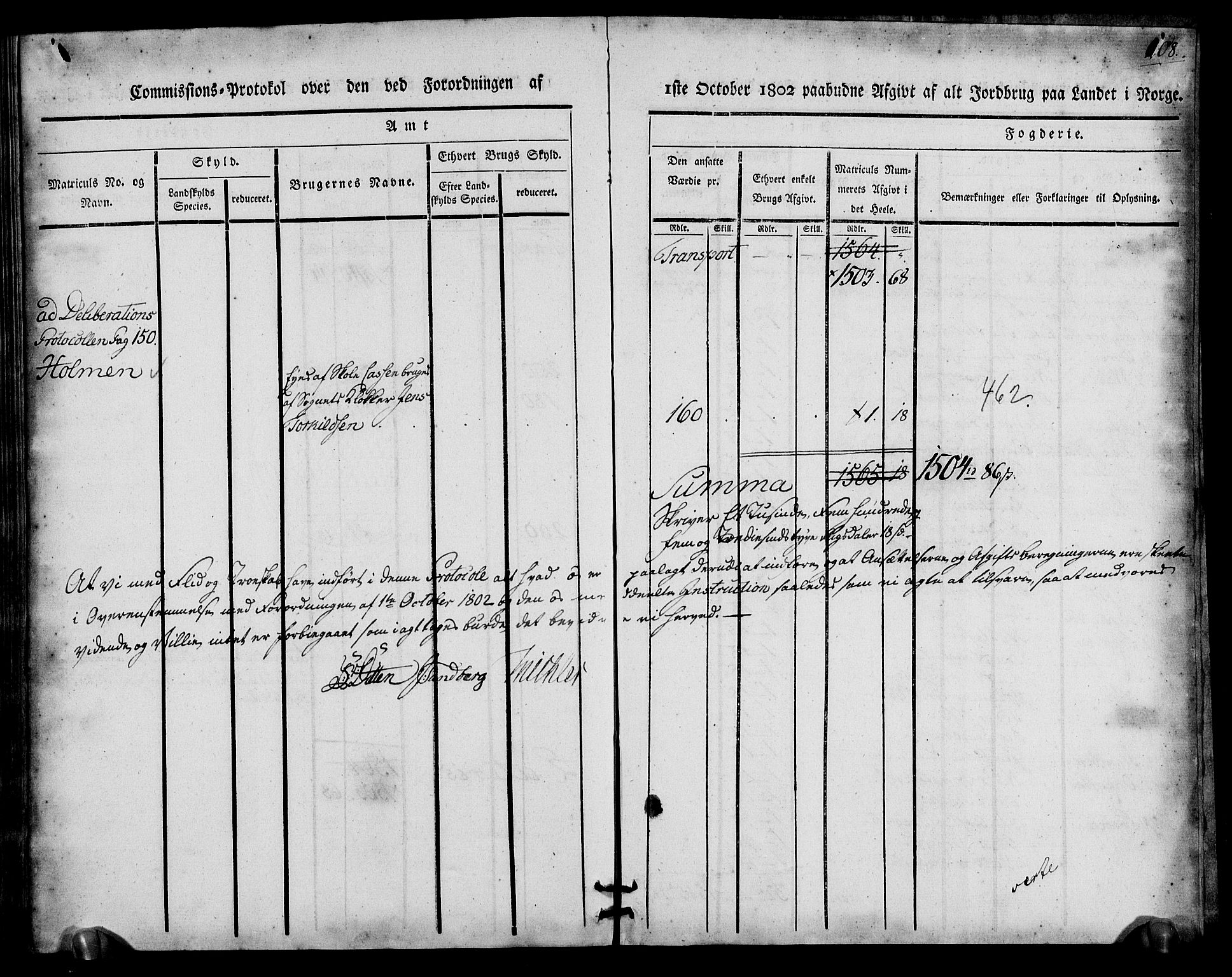 Rentekammeret inntil 1814, Realistisk ordnet avdeling, AV/RA-EA-4070/N/Ne/Nea/L0064: Buskerud fogderi. Kommisjonsprotokoll for Lier prestegjeld, 1803, s. 109