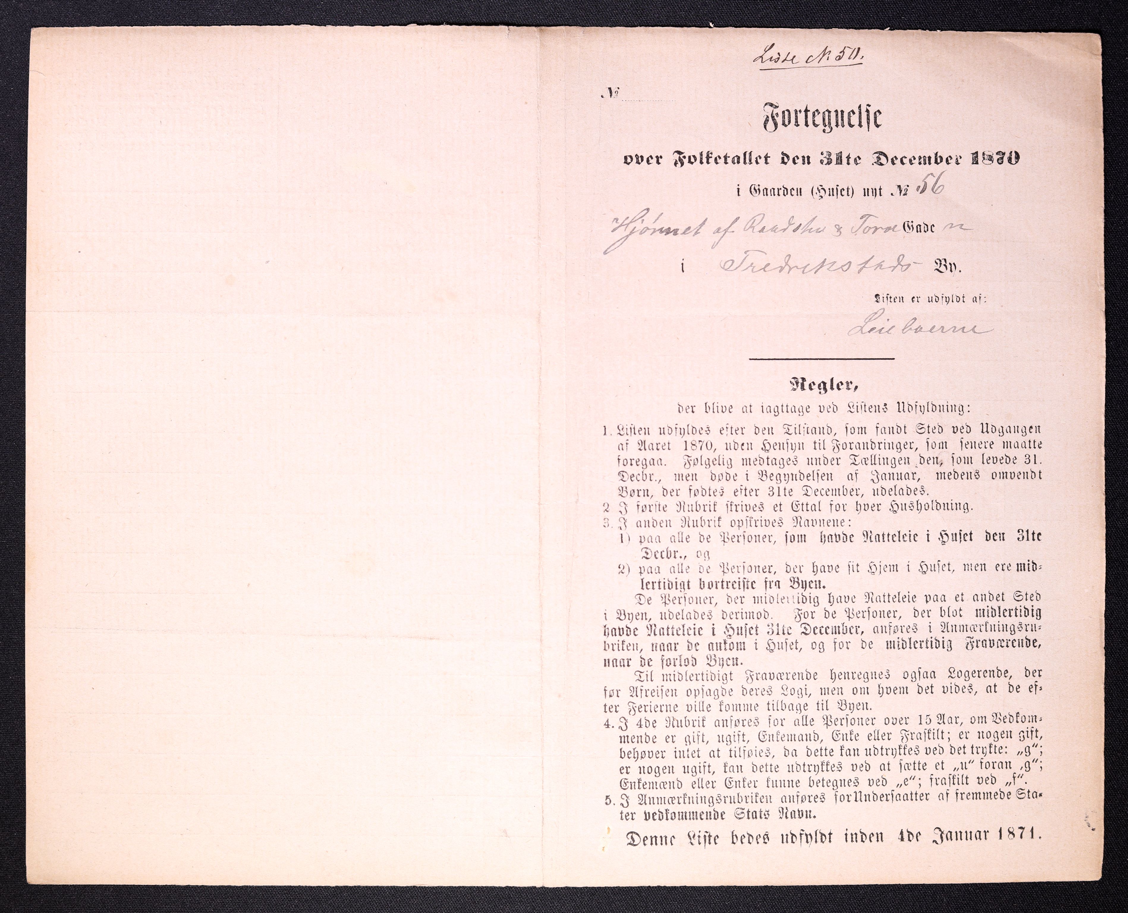 RA, Folketelling 1870 for 0103 Fredrikstad kjøpstad, 1870, s. 101