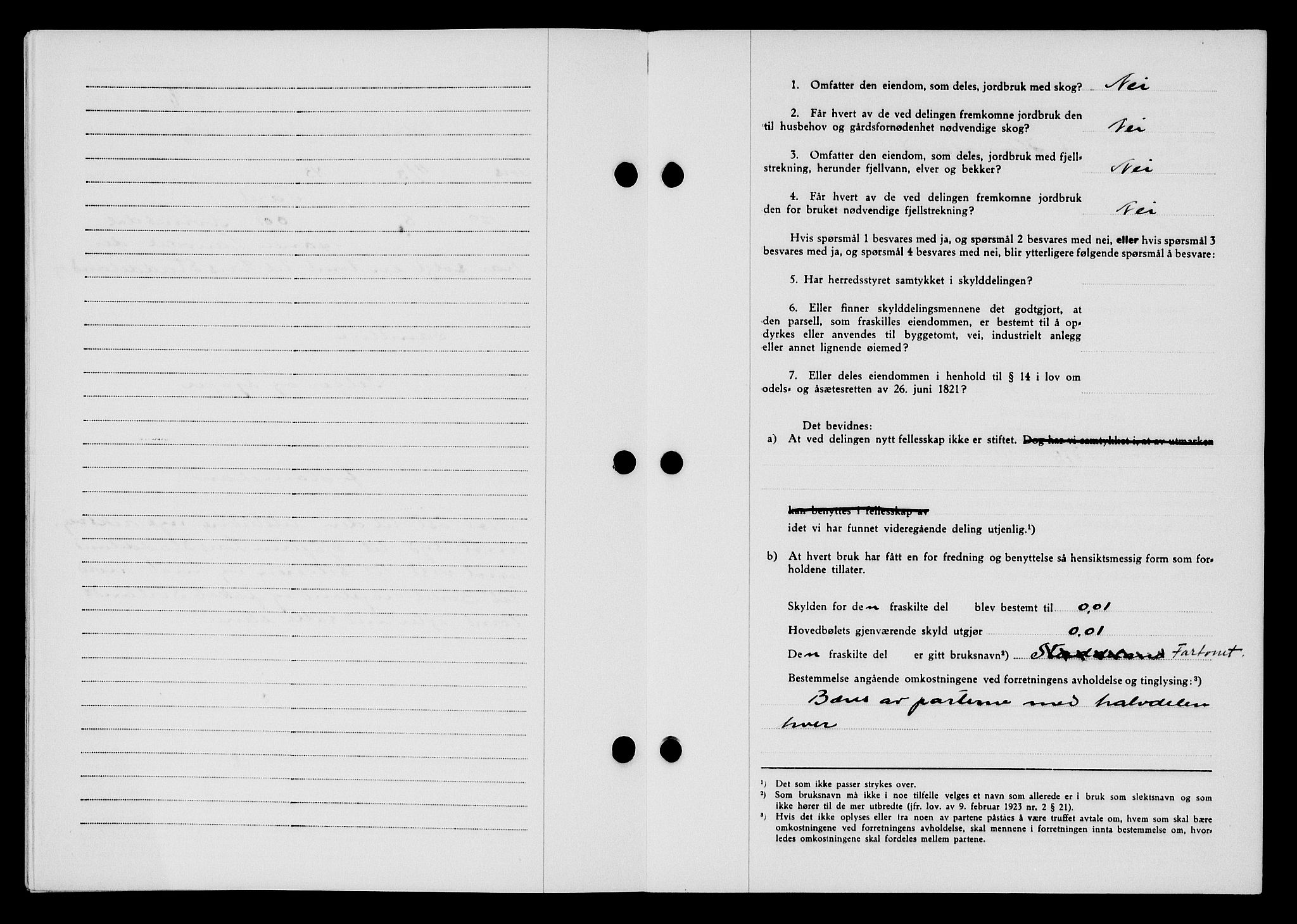 Flekkefjord sorenskriveri, SAK/1221-0001/G/Gb/Gba/L0058: Pantebok nr. A-6, 1942-1944, Dagboknr: 375/1943