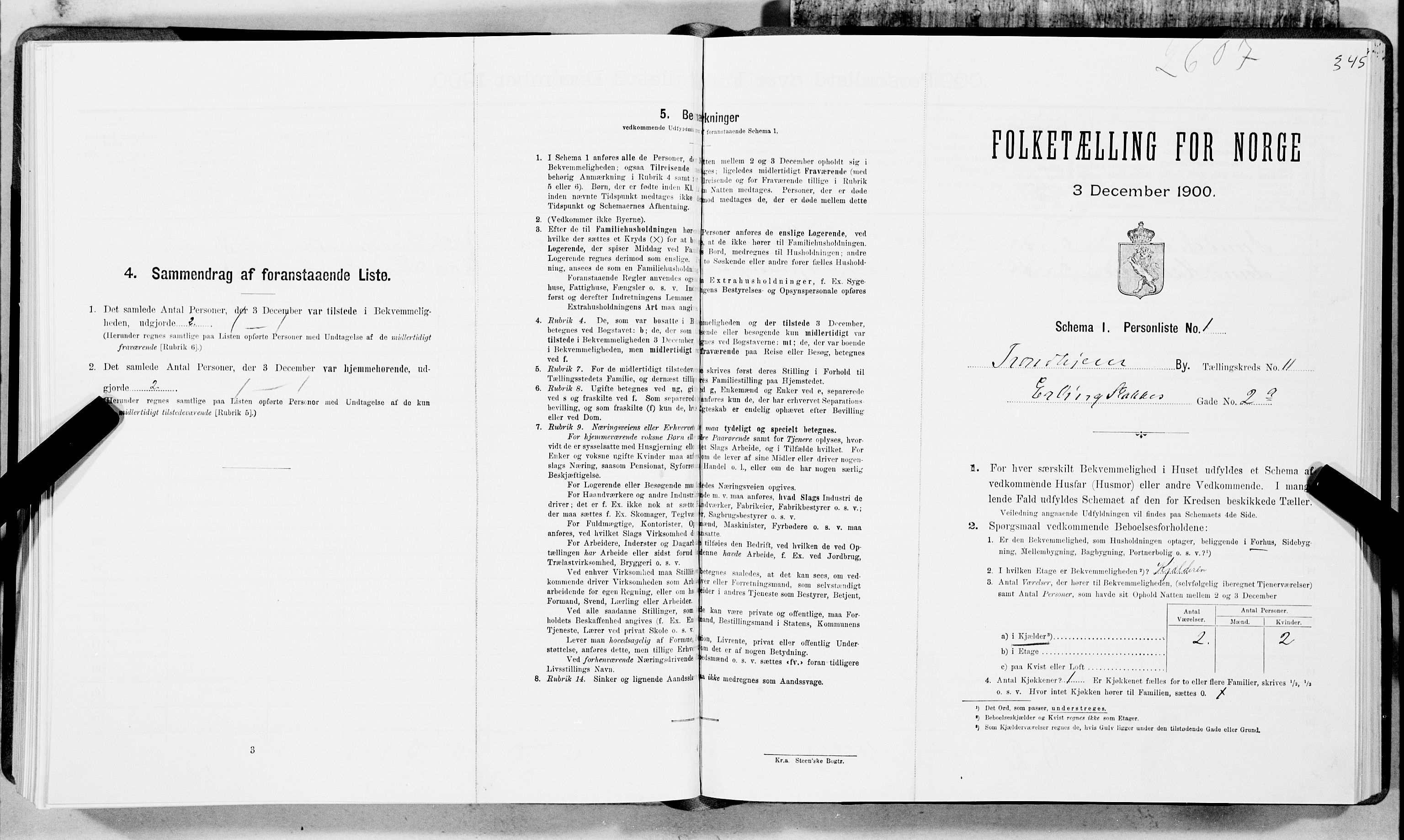 SAT, Folketelling 1900 for 1601 Trondheim kjøpstad, 1900, s. 1830