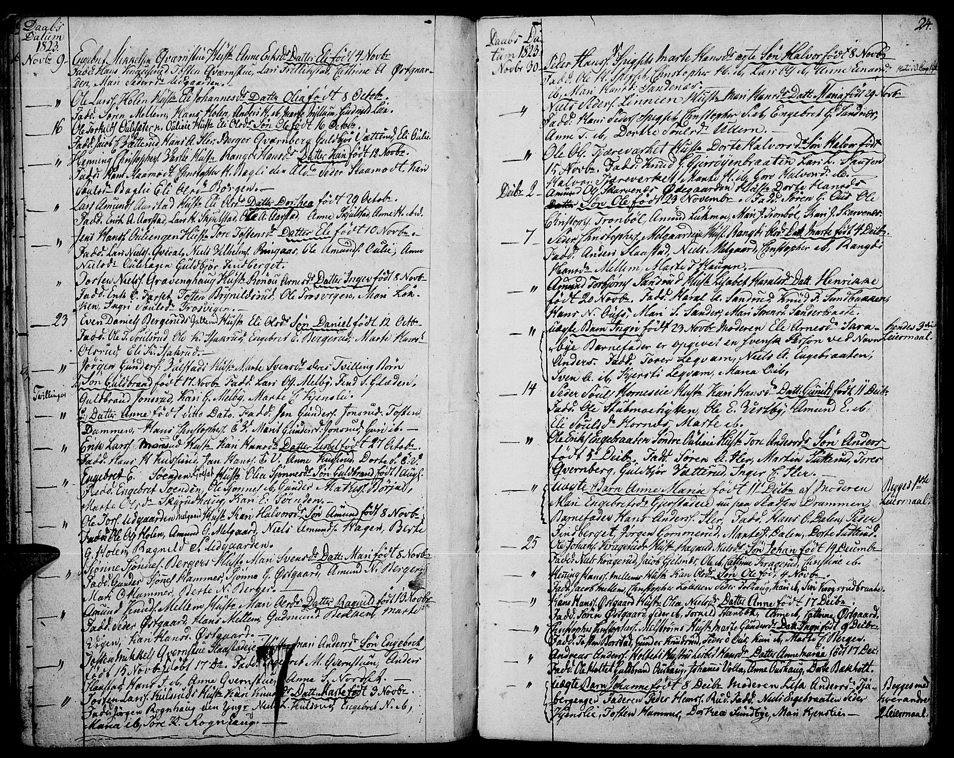 Strøm-Odalen prestekontor, AV/SAH-PREST-028/H/Ha/Haa/L0005: Ministerialbok nr. 5, 1811-1850, s. 24