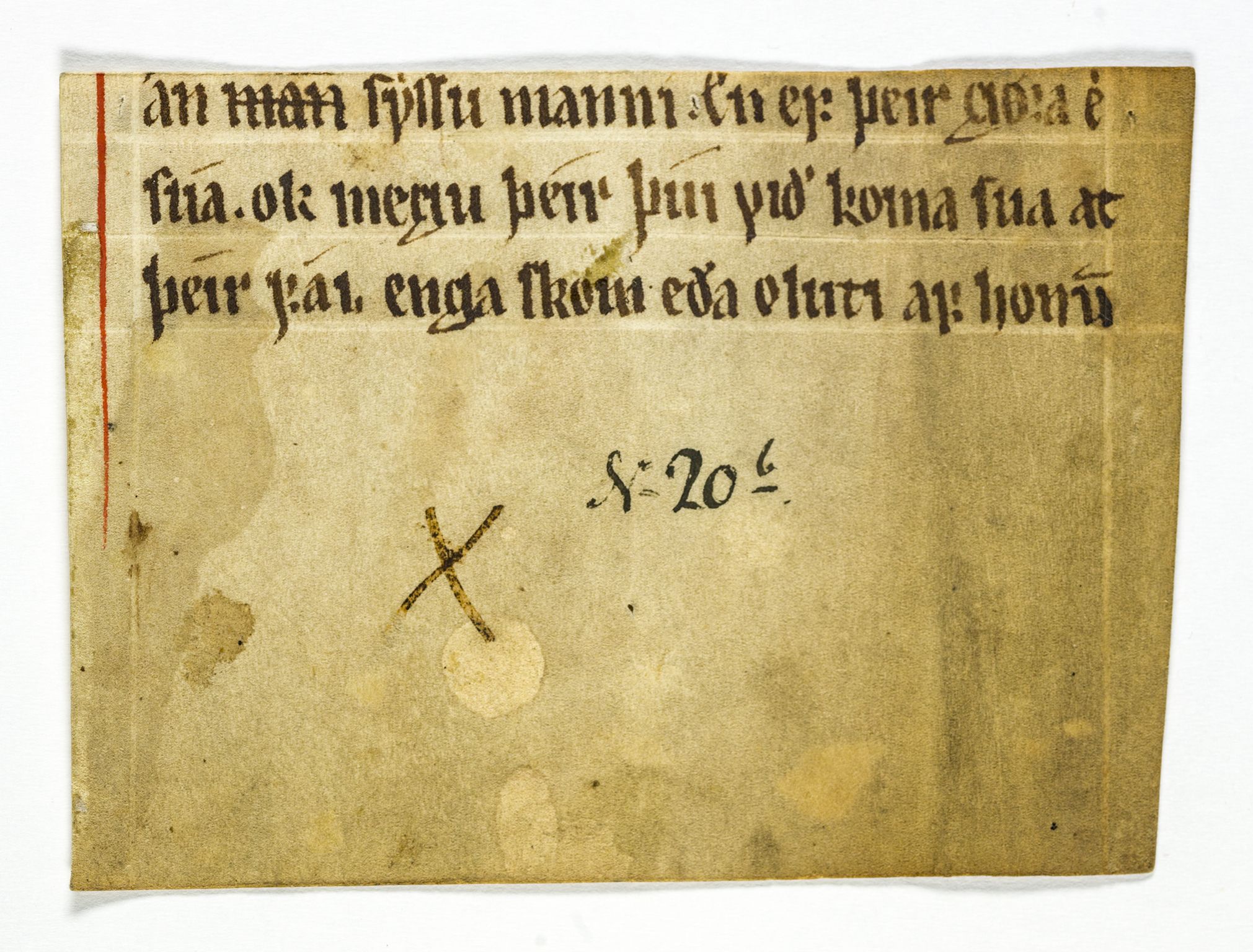 Riksarkivets diplomsamling, AV/RA-EA-5965/F26/L0003: Norrøne membranfragmenter bestand 11-30, 1100-1536, s. 95