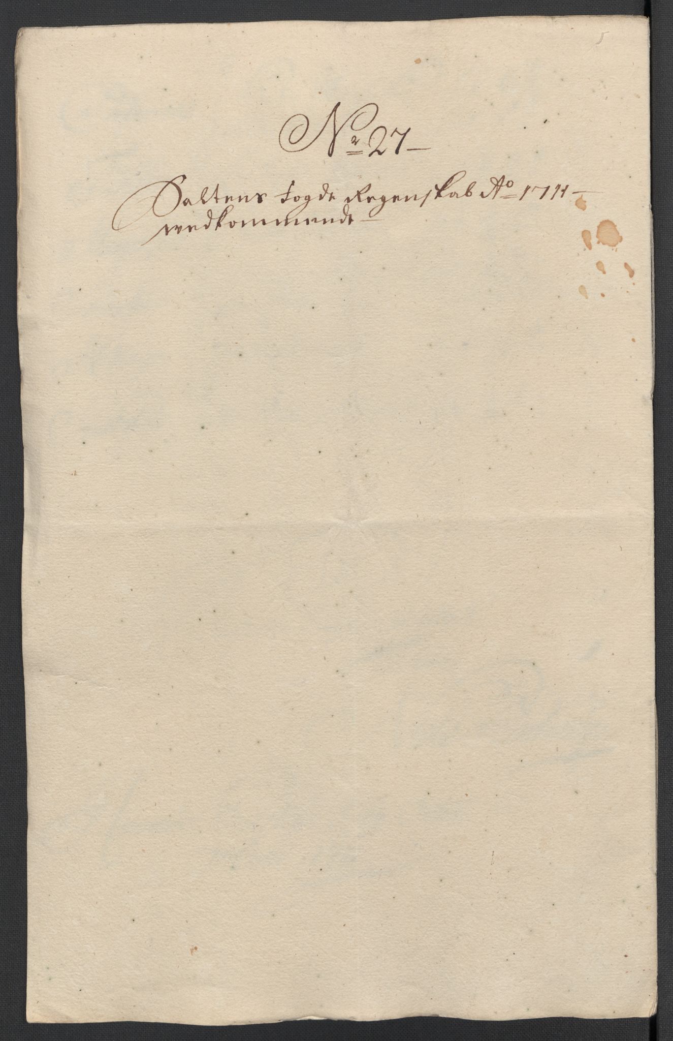 Rentekammeret inntil 1814, Reviderte regnskaper, Fogderegnskap, RA/EA-4092/R66/L4582: Fogderegnskap Salten, 1711-1712, s. 260