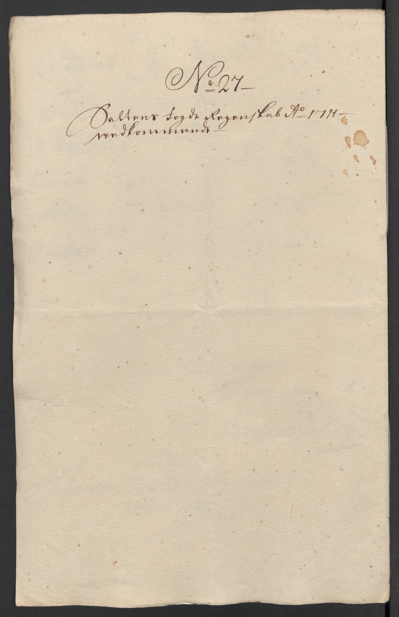 Rentekammeret inntil 1814, Reviderte regnskaper, Fogderegnskap, AV/RA-EA-4092/R66/L4582: Fogderegnskap Salten, 1711-1712, s. 260