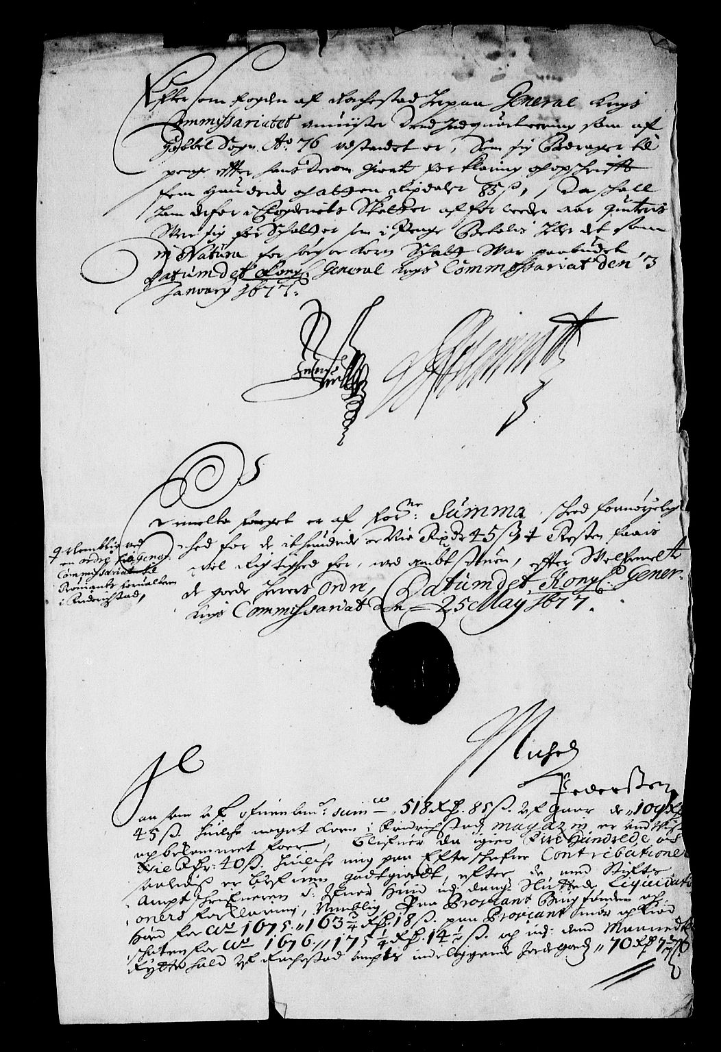 Rentekammeret inntil 1814, Reviderte regnskaper, Stiftamtstueregnskaper, Landkommissariatet på Akershus og Akershus stiftamt, AV/RA-EA-5869/R/Rb/L0140: Akershus stiftamt, 1675-1677