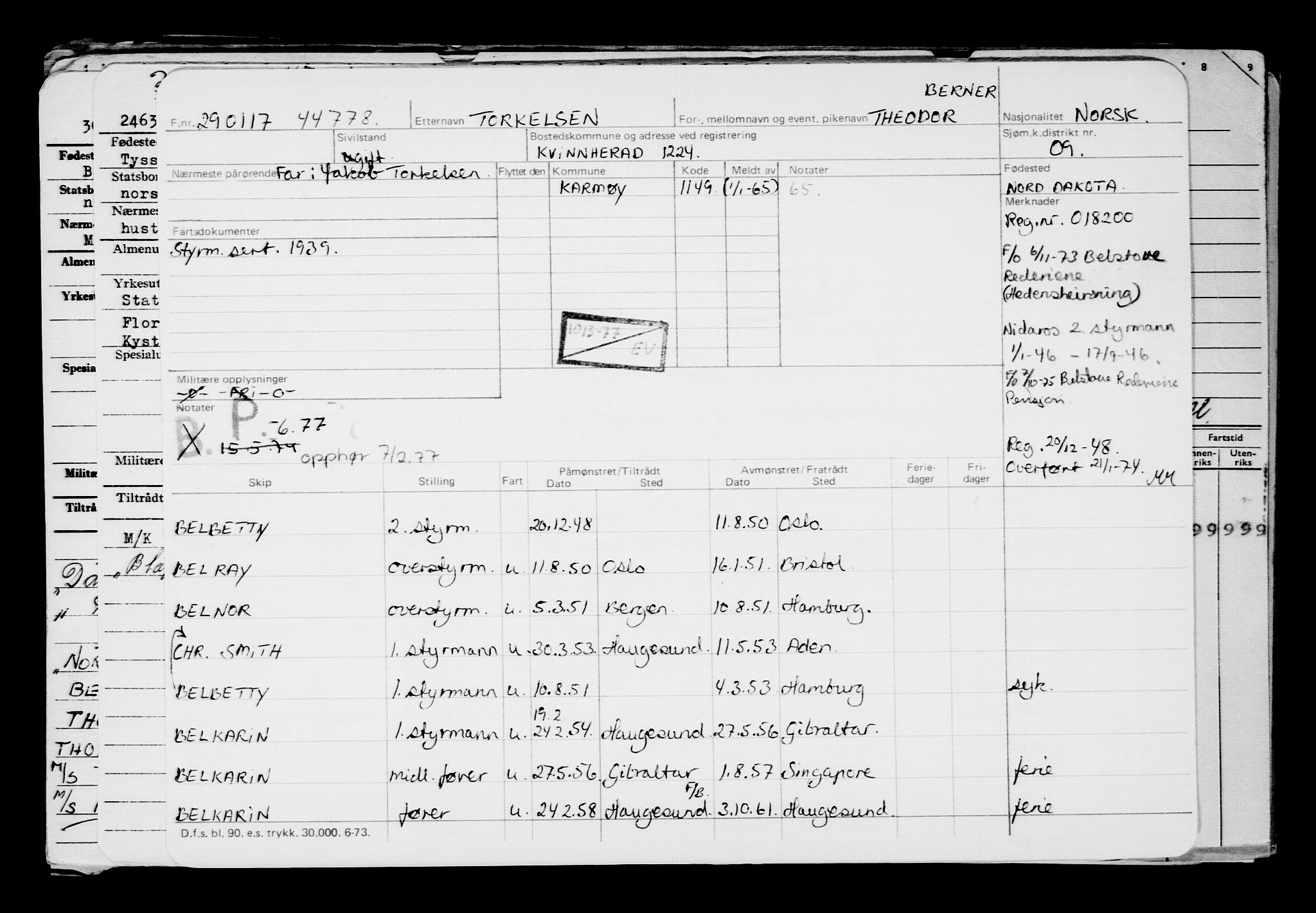 Direktoratet for sjømenn, AV/RA-S-3545/G/Gb/L0145: Hovedkort, 1917, s. 544