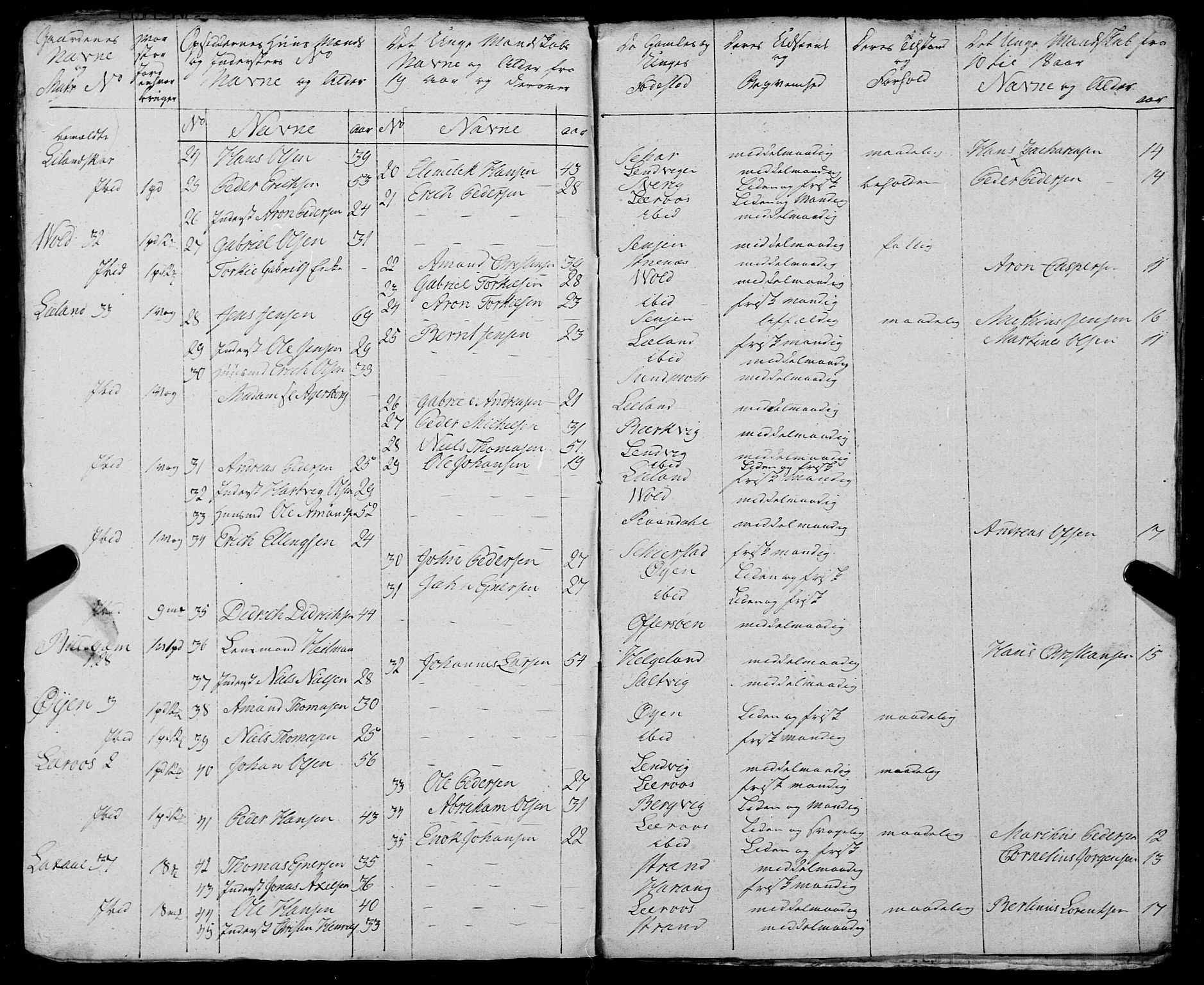 Fylkesmannen i Nordland, SAT/A-0499/1.1/R/Ra/L0023: Innrulleringsmanntall for Ofoten, 1810-1836, s. 261