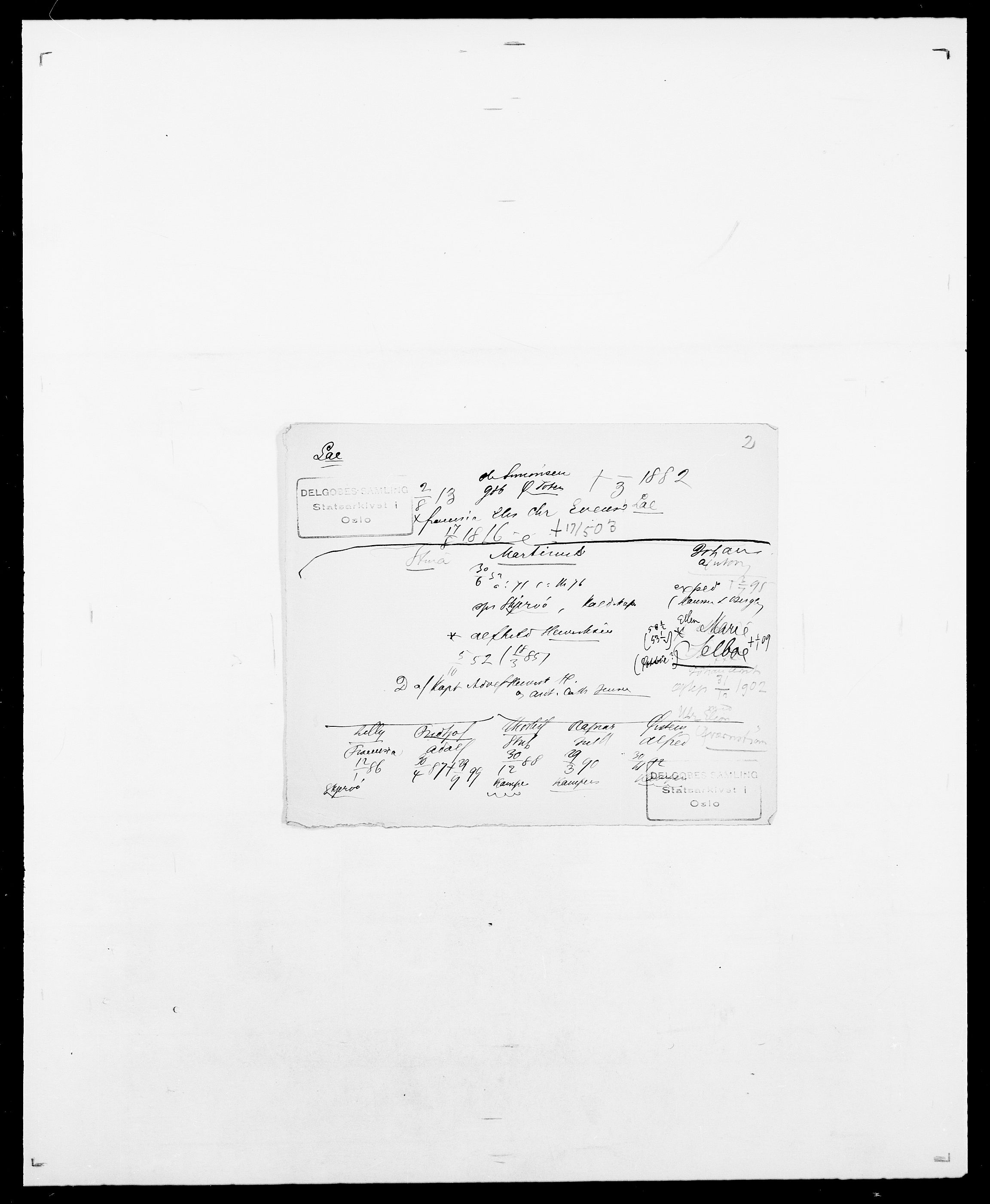 Delgobe, Charles Antoine - samling, AV/SAO-PAO-0038/D/Da/L0022: Krog - Lasteen, s. 391