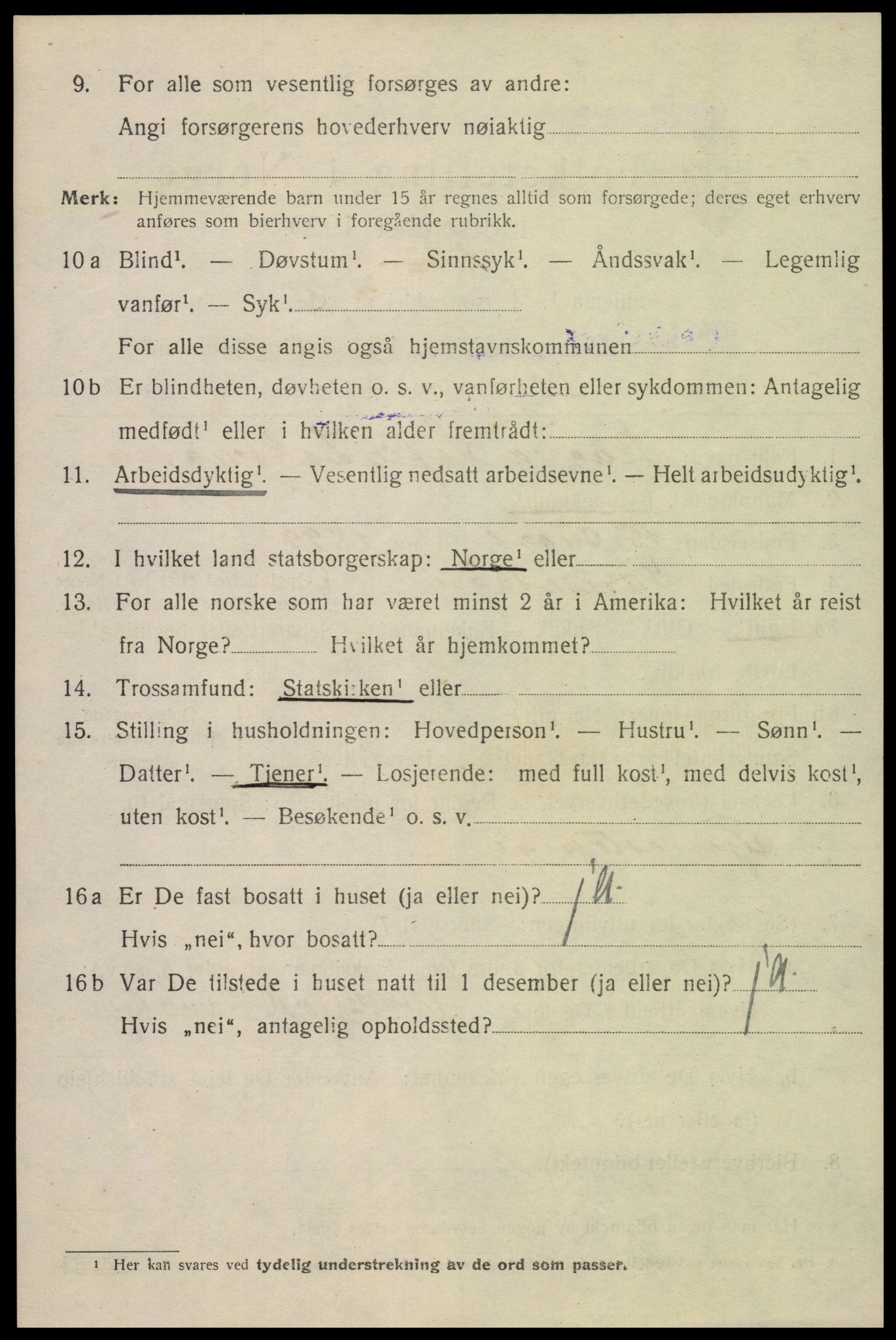 SAK, Folketelling 1920 for 1004 Flekkefjord kjøpstad, 1920, s. 2035