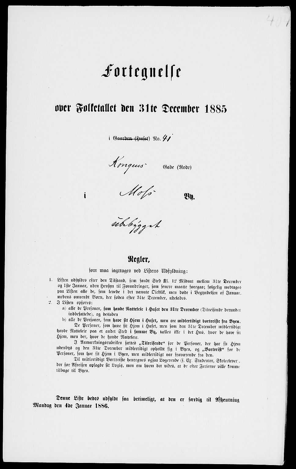 RA, Folketelling 1885 for 0104 Moss kjøpstad, 1885, s. 909
