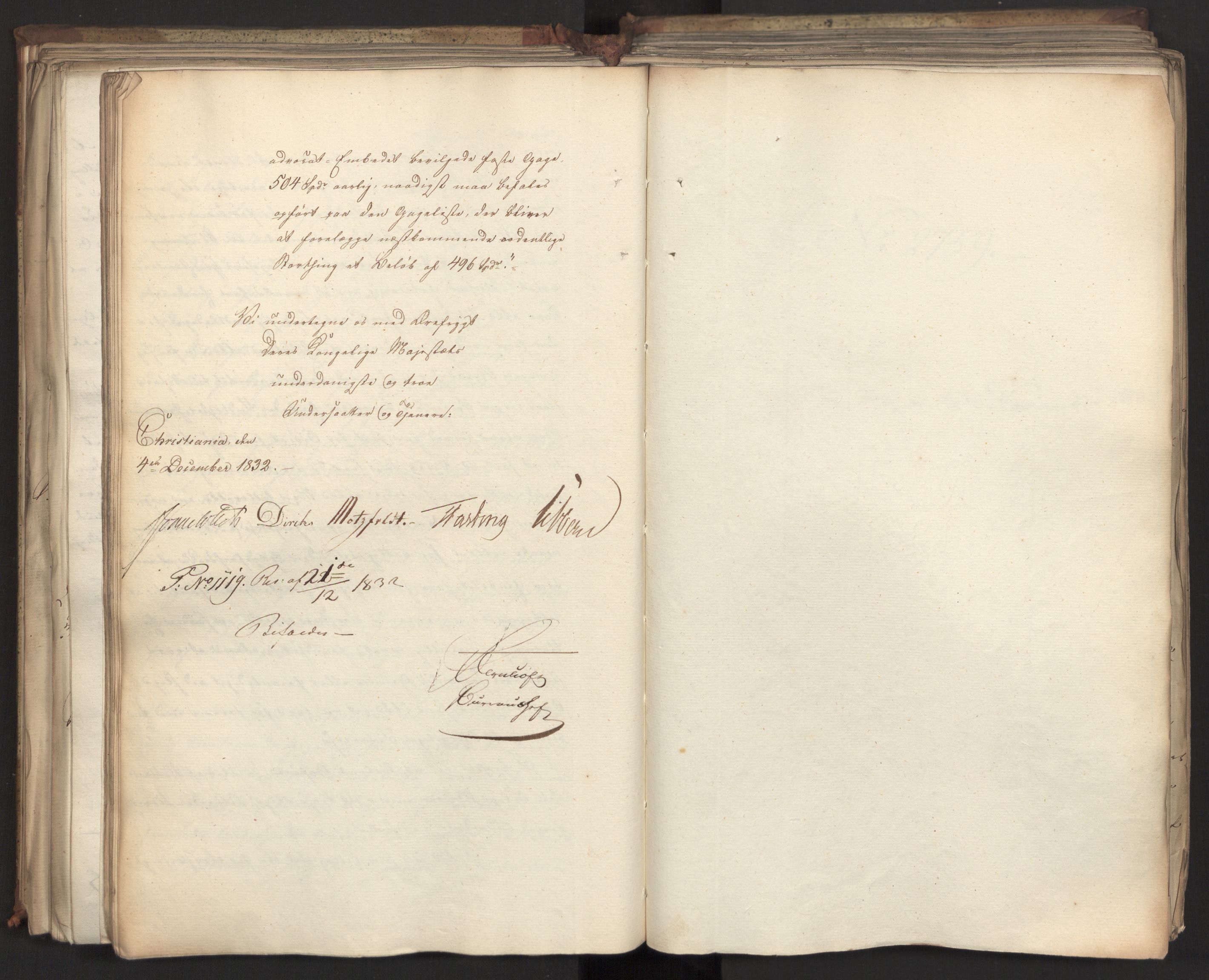 Statsrådsavdelingen i Stockholm, AV/RA-S-1003/D/Da/L0081: Regjeringsinnstillinger nr. 2700-2857, 1832, s. 220