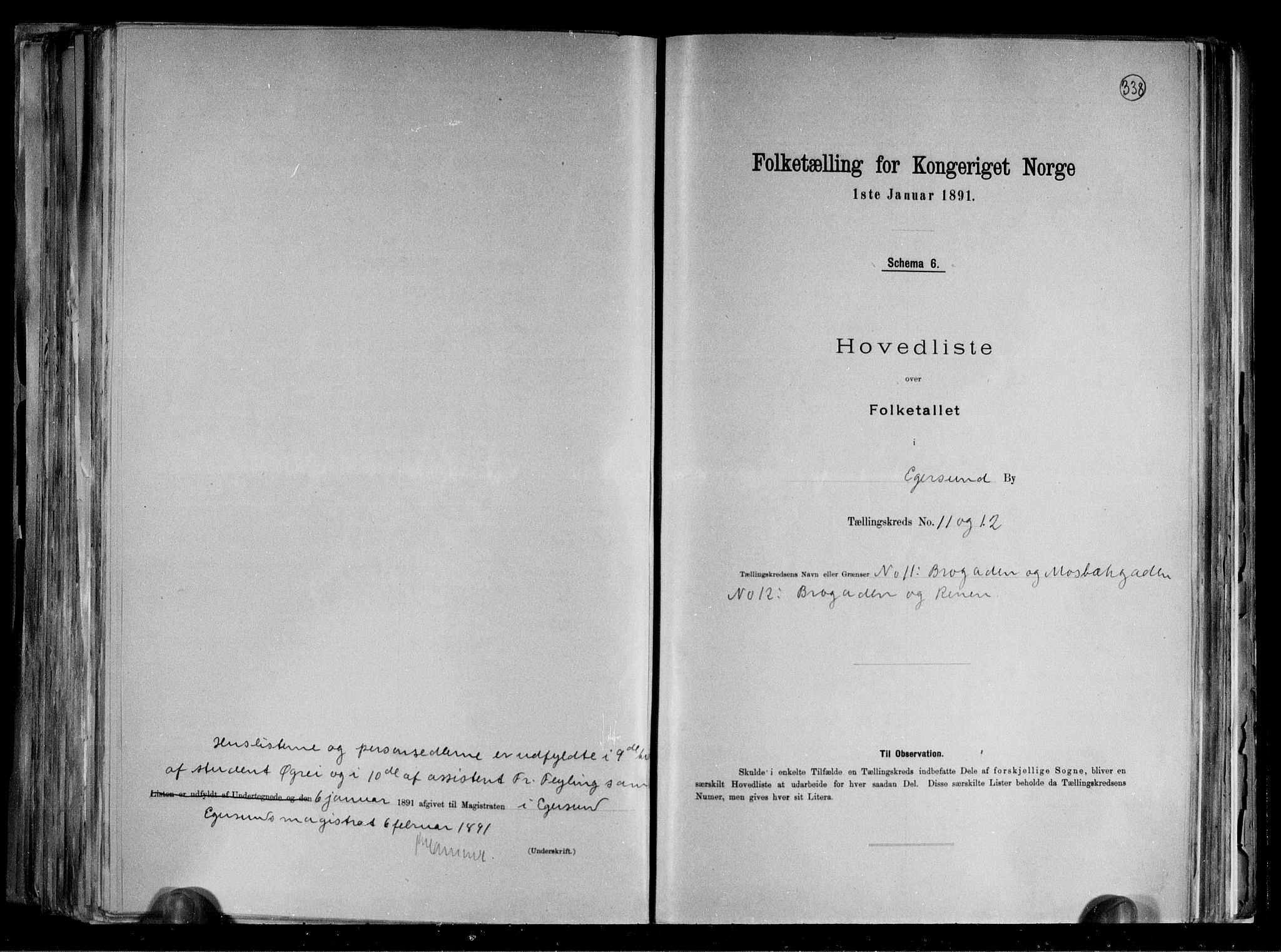 RA, Folketelling 1891 for 1101 Egersund ladested, 1891, s. 15