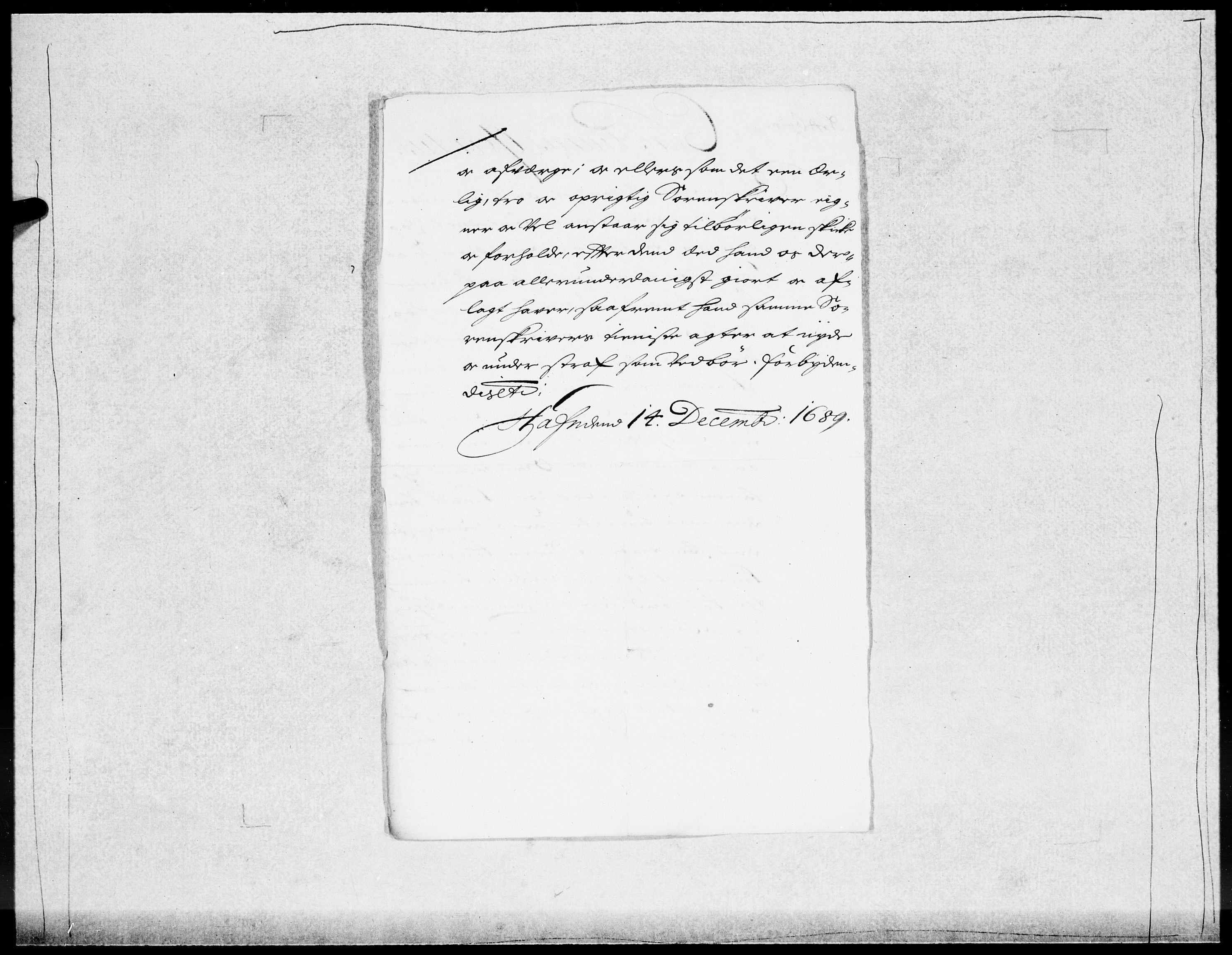 Danske Kanselli 1572-1799, AV/RA-EA-3023/F/Fc/Fcc/Fcca/L0046: Norske innlegg 1572-1799, 1693-1695, s. 44