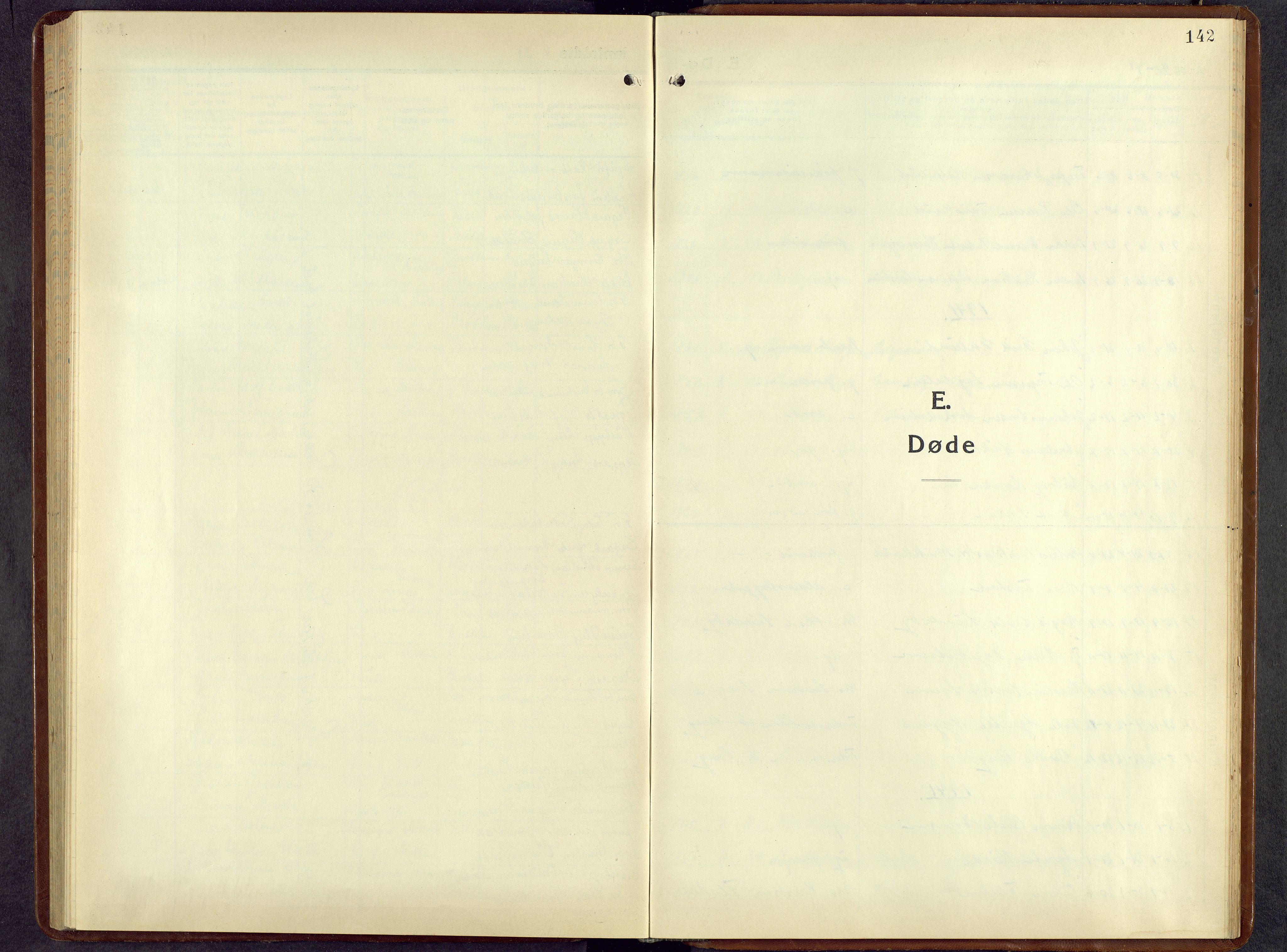Brøttum prestekontor, AV/SAH-PREST-016/L/La/L0002: Klokkerbok nr. 2, 1940-1958, s. 142