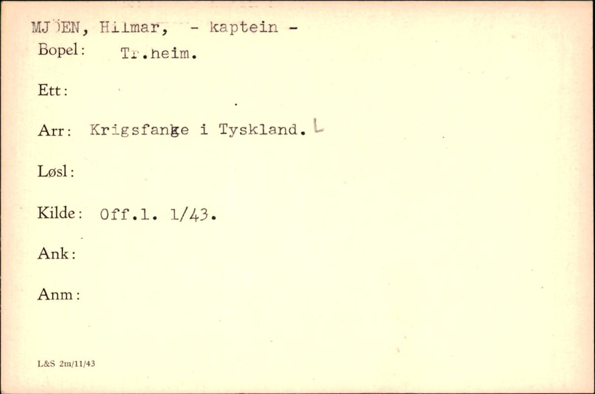 Forsvaret, Forsvarets krigshistoriske avdeling, RA/RAFA-2017/Y/Yf/L0200: II-C-11-2102  -  Norske krigsfanger i Tyskland, 1940-1945, s. 719