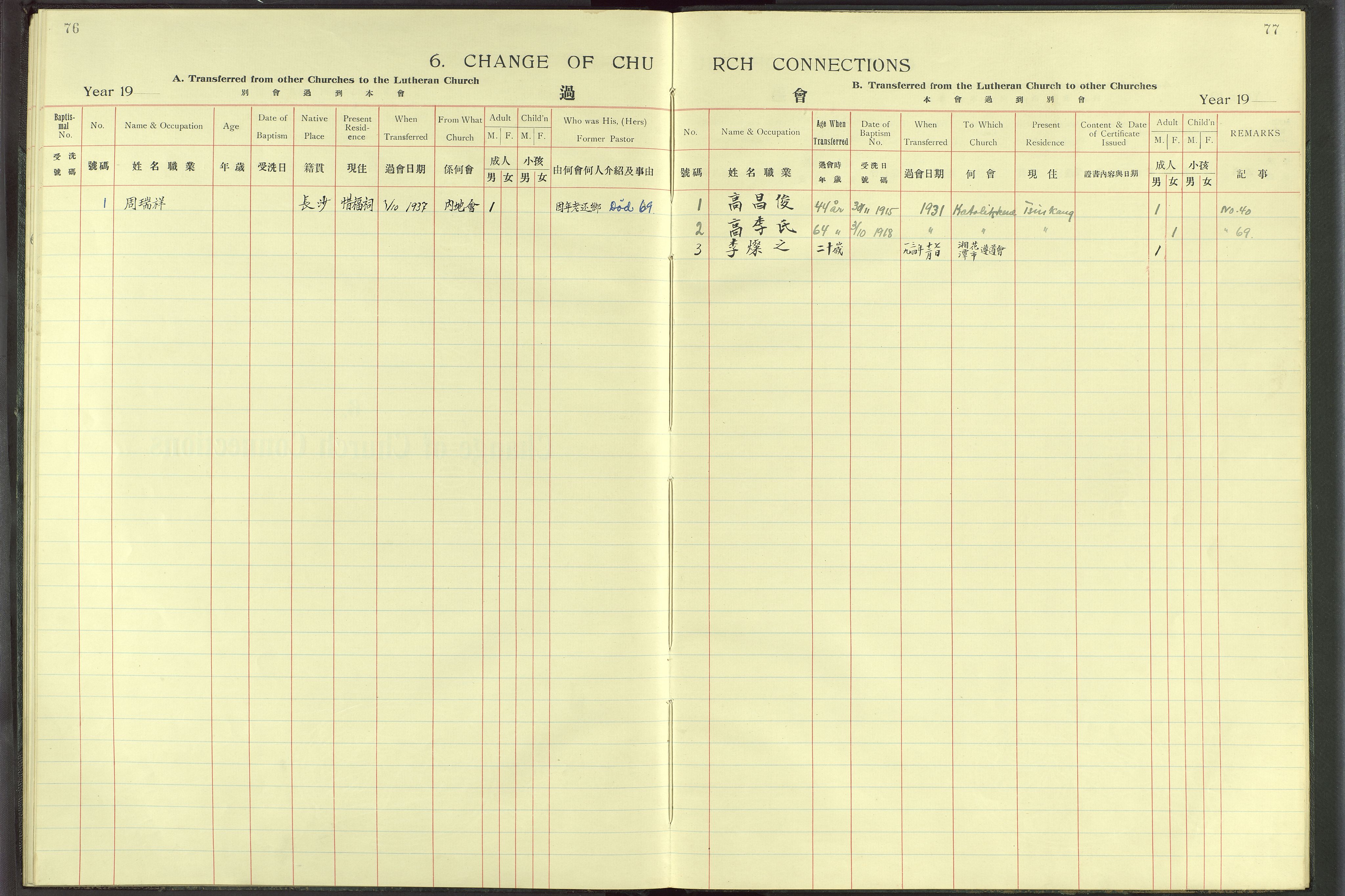 Det Norske Misjonsselskap - utland - Kina (Hunan), VID/MA-A-1065/Dm/L0008: Ministerialbok nr. 53, 1906-1948, s. 76-77