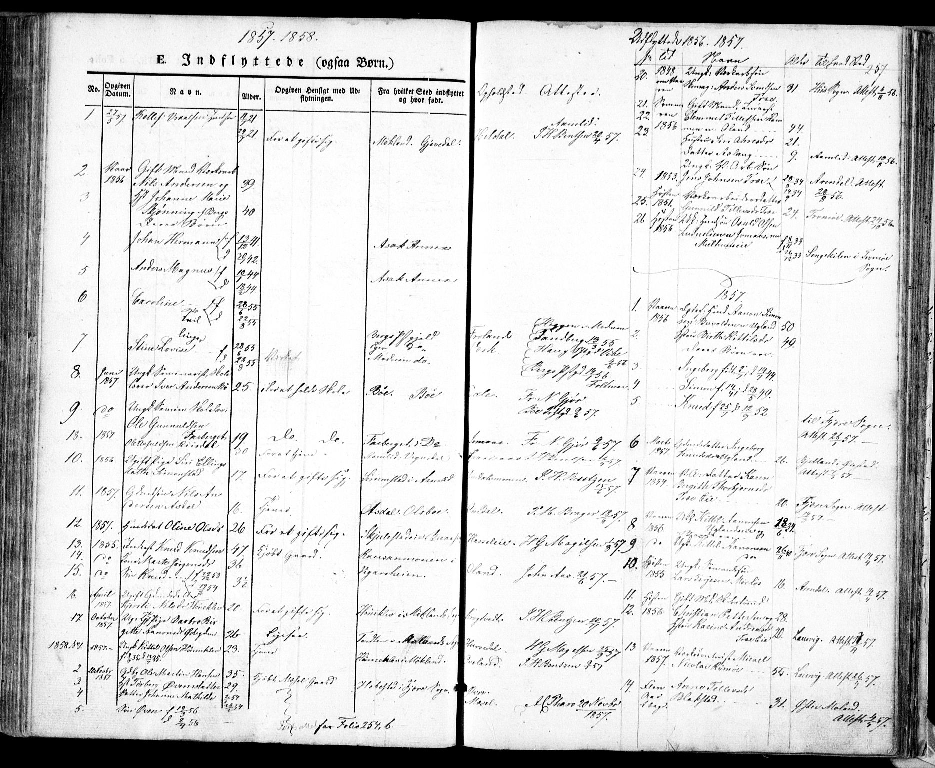 Froland sokneprestkontor, AV/SAK-1111-0013/F/Fa/L0002: Ministerialbok nr. A 2, 1845-1863, s. 257