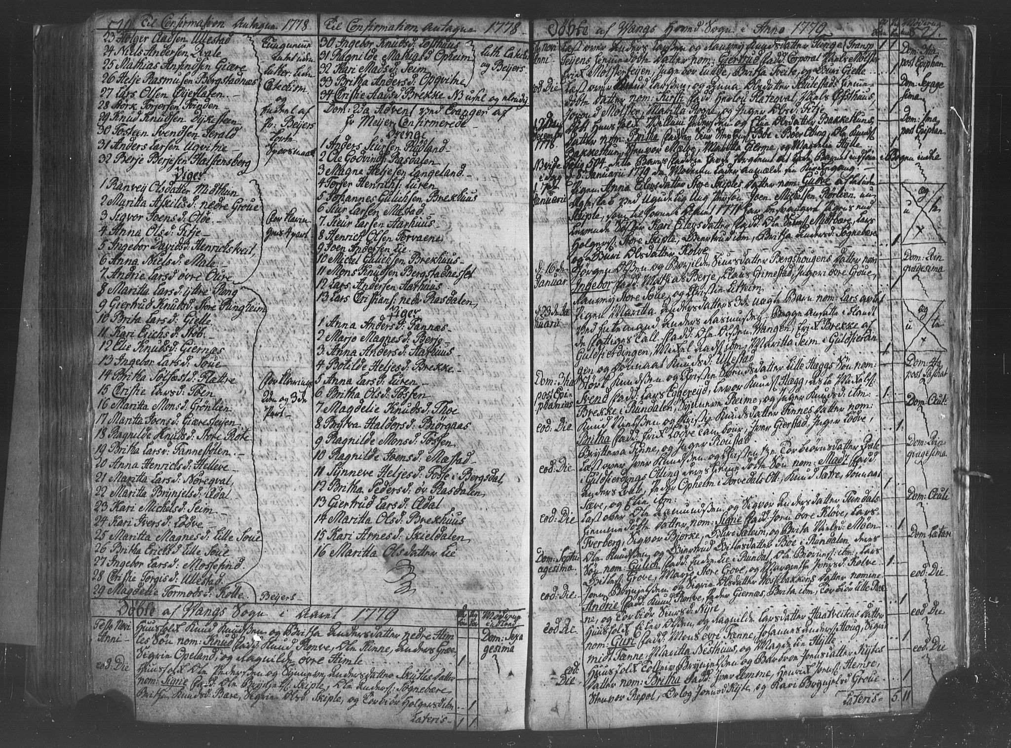 Voss sokneprestembete, SAB/A-79001/H/Haa: Ministerialbok nr. A 8, 1752-1780, s. 520-521