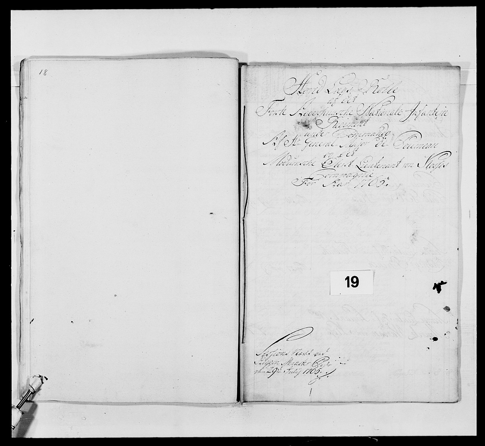 Kommanderende general (KG I) med Det norske krigsdirektorium, AV/RA-EA-5419/E/Ea/L0488: 1. Akershusiske regiment, 1765, s. 504