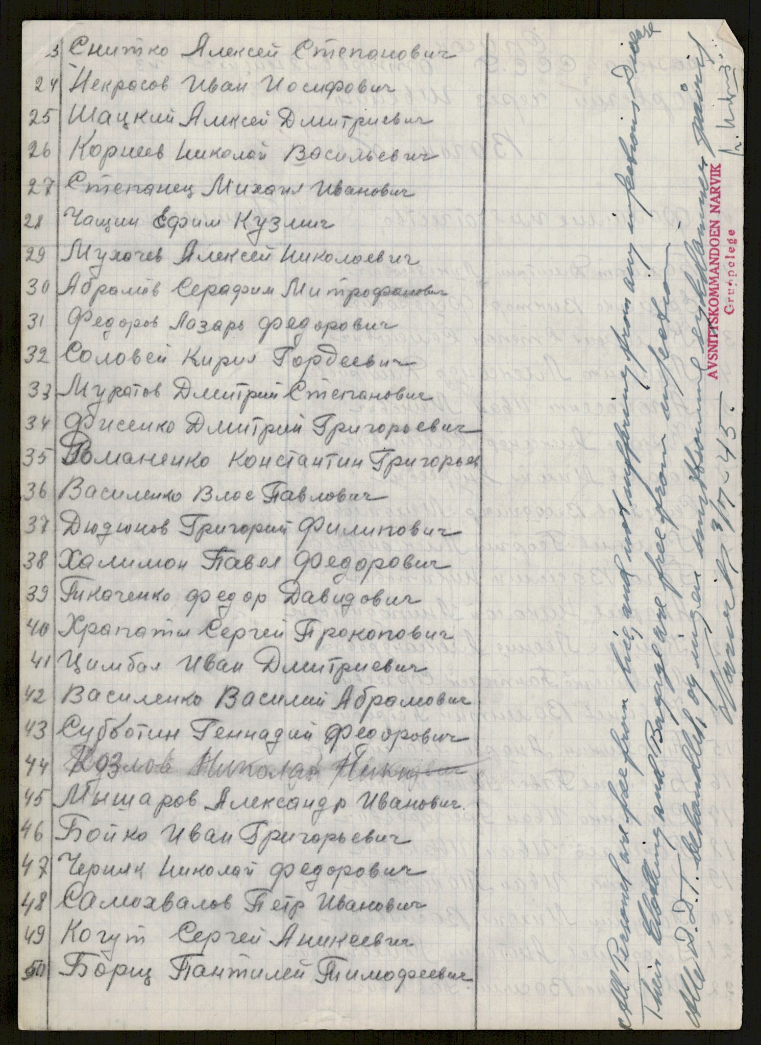 Flyktnings- og fangedirektoratet, Repatrieringskontoret, RA/S-1681/D/Db/L0016: Displaced Persons (DPs) og sivile tyskere, 1945-1948, s. 738