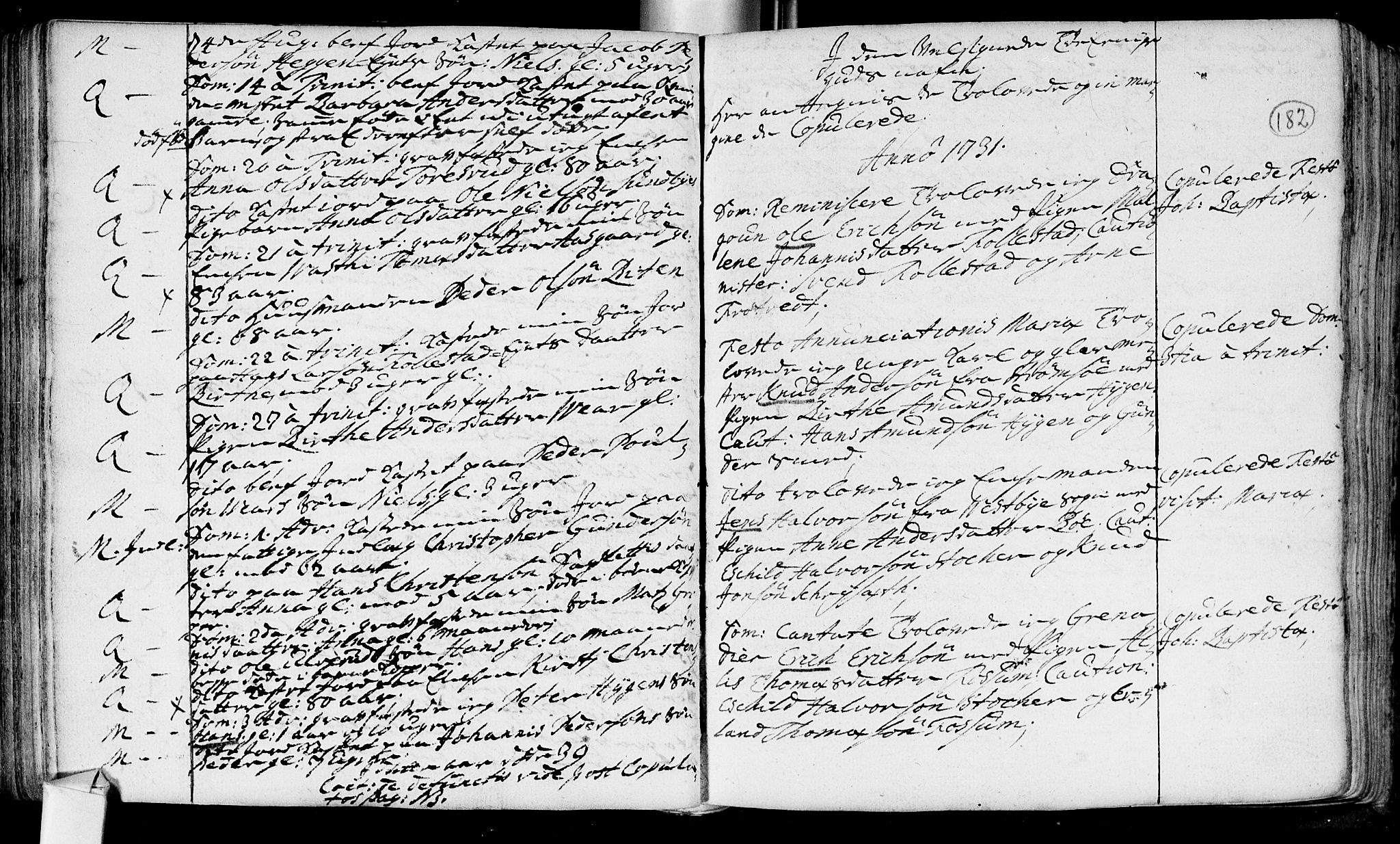 Røyken kirkebøker, SAKO/A-241/F/Fa/L0002: Ministerialbok nr. 2, 1731-1782, s. 182