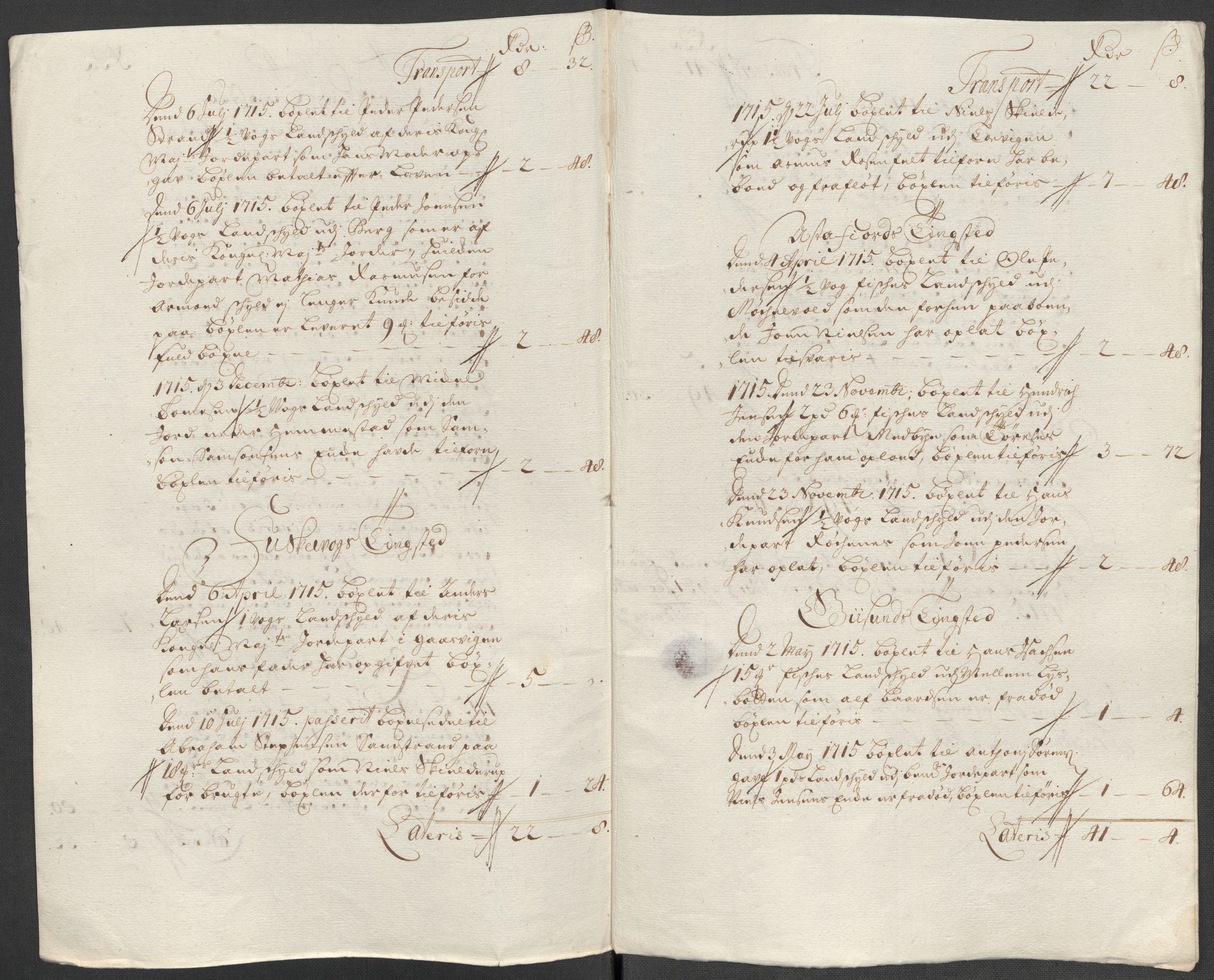 Rentekammeret inntil 1814, Reviderte regnskaper, Fogderegnskap, RA/EA-4092/R68/L4761: Fogderegnskap Senja og Troms, 1715, s. 224