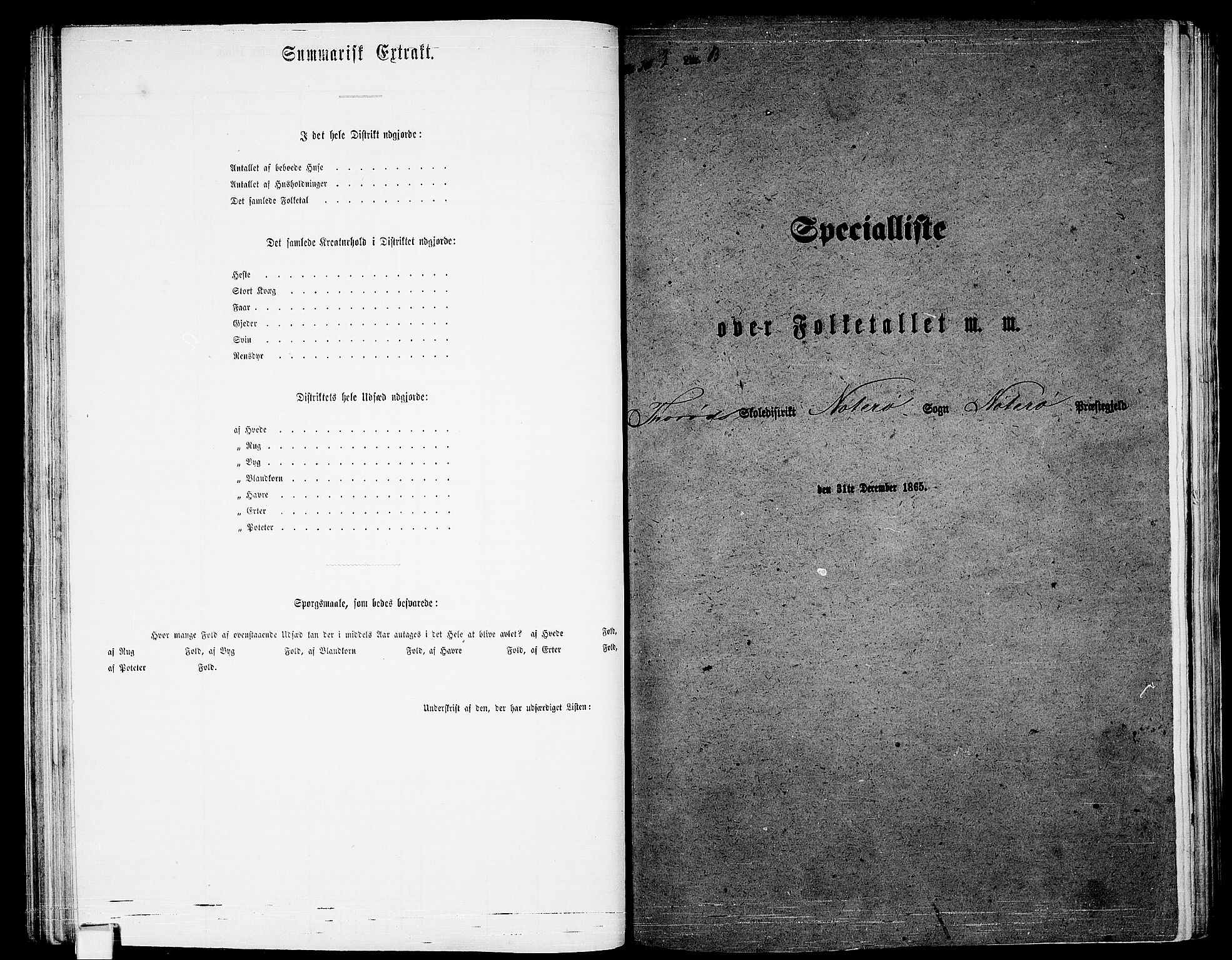 RA, Folketelling 1865 for 0722P Nøtterøy prestegjeld, 1865, s. 104