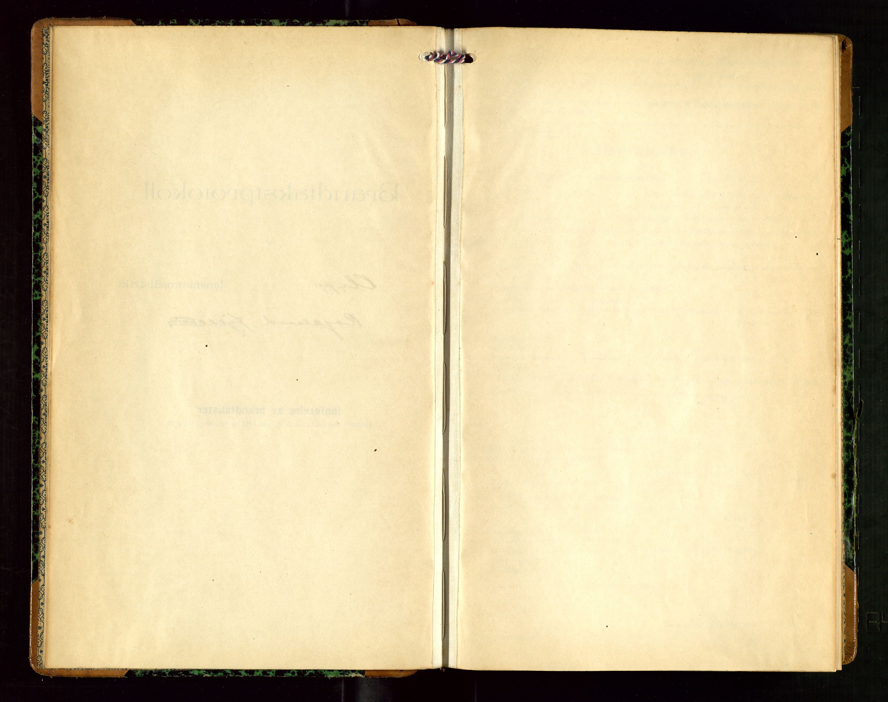 Klepp lensmannskontor, AV/SAST-A-100163/Goc/L0010: "Brandtakstprotokoll" m/register, 1919-1924