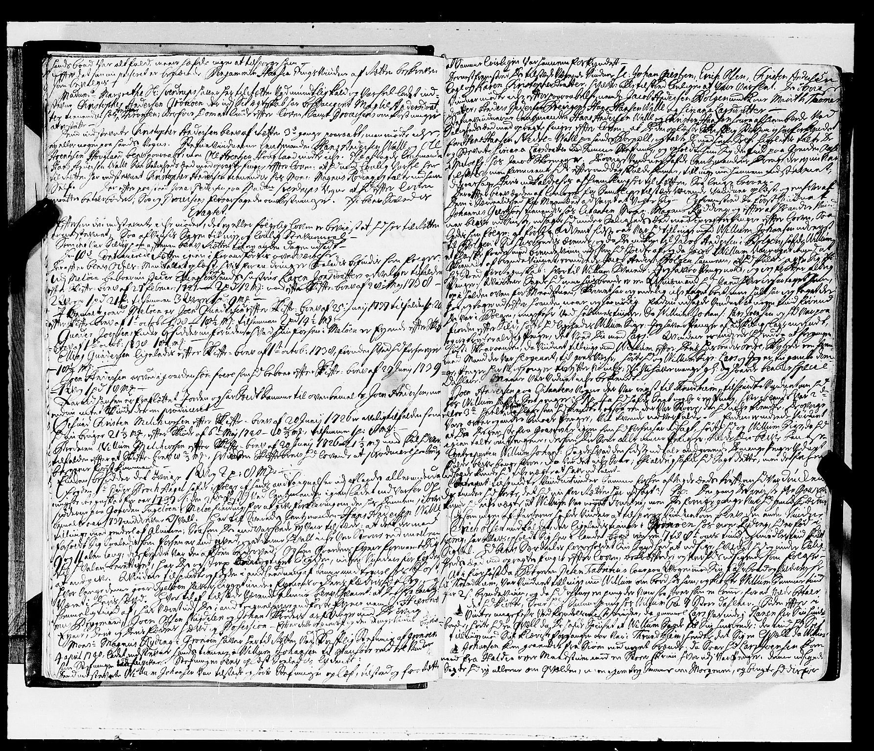 Helgeland sorenskriveri, SAT/A-0004/1/1A/L0011: Tingbok 12A, 1740-1743, s. 4b-5a