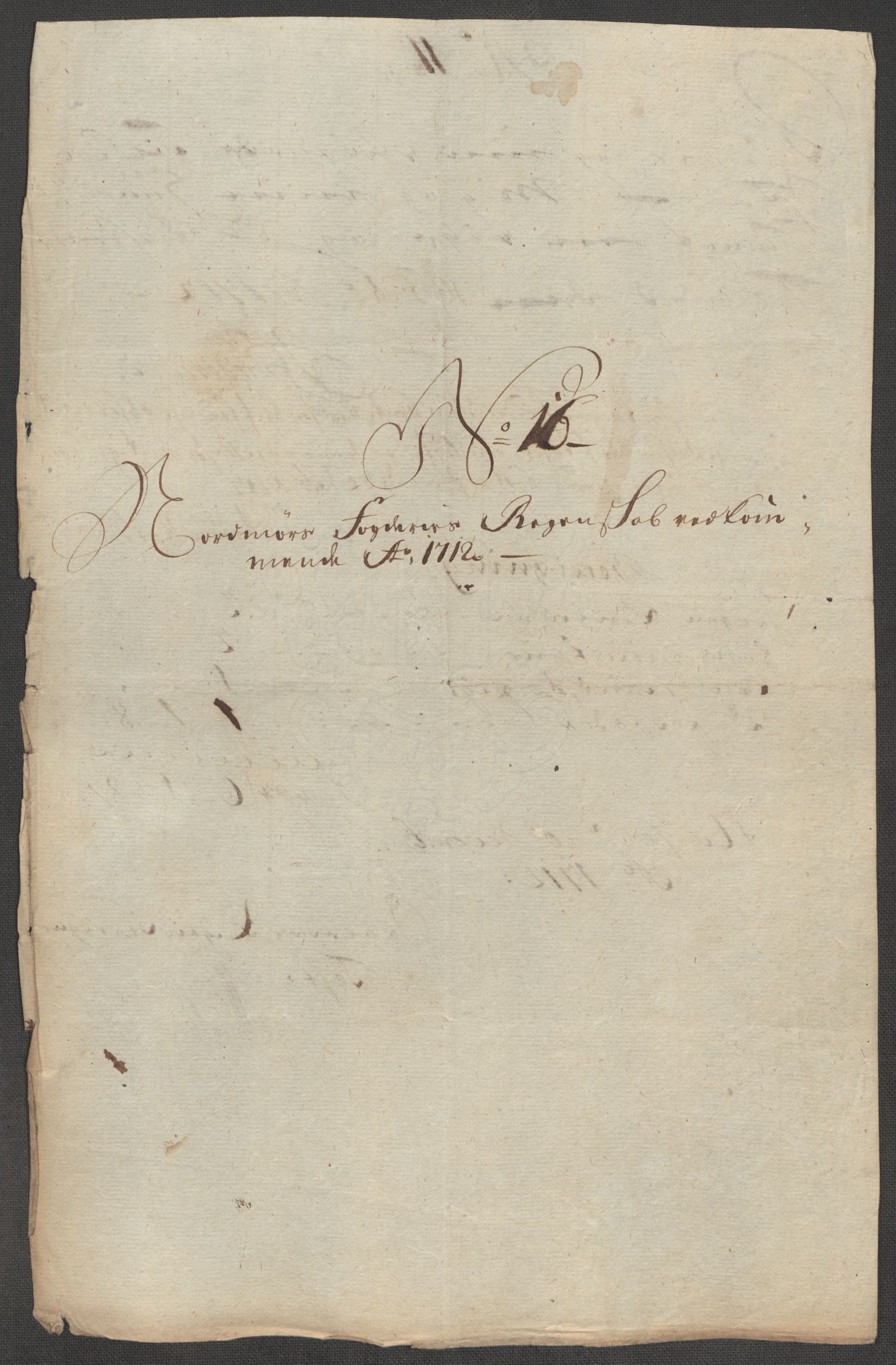 Rentekammeret inntil 1814, Reviderte regnskaper, Fogderegnskap, RA/EA-4092/R56/L3746: Fogderegnskap Nordmøre, 1712, s. 135