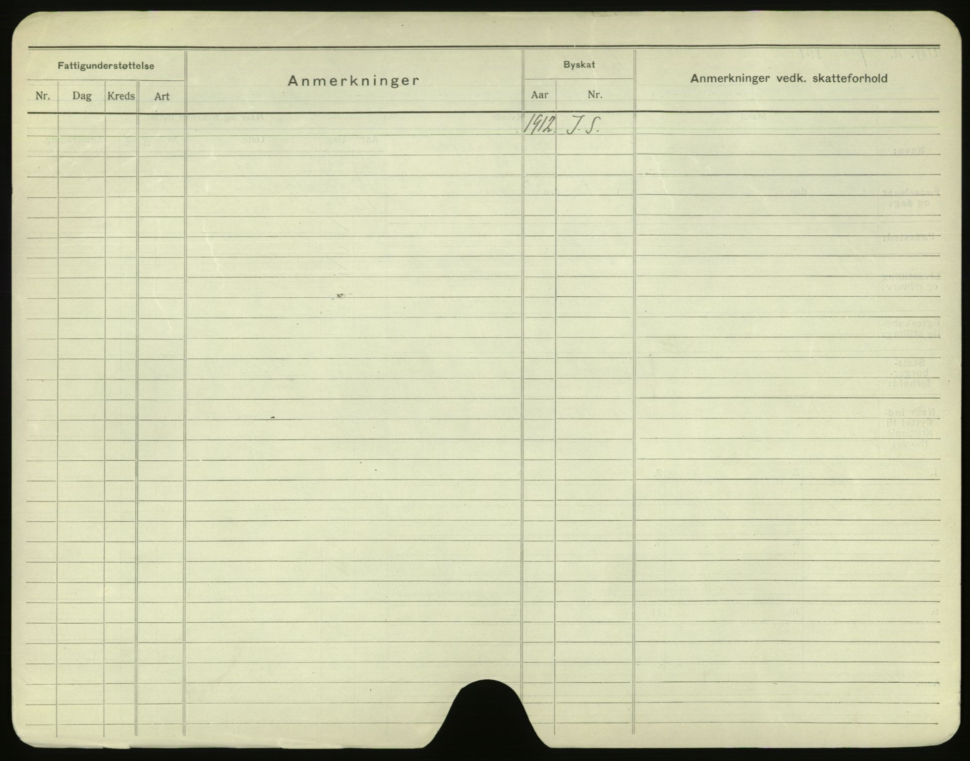 Oslo folkeregister, Registerkort, SAO/A-11715/F/Fa/Fac/L0001: Menn, 1906-1914, s. 226b