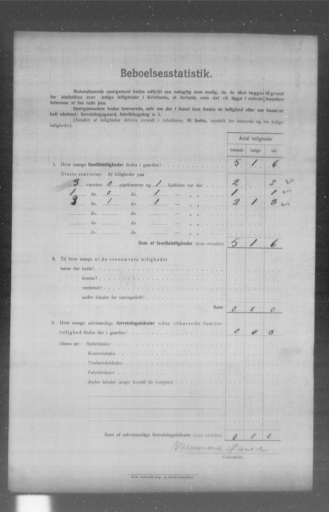 OBA, Kommunal folketelling 31.12.1904 for Kristiania kjøpstad, 1904, s. 4799